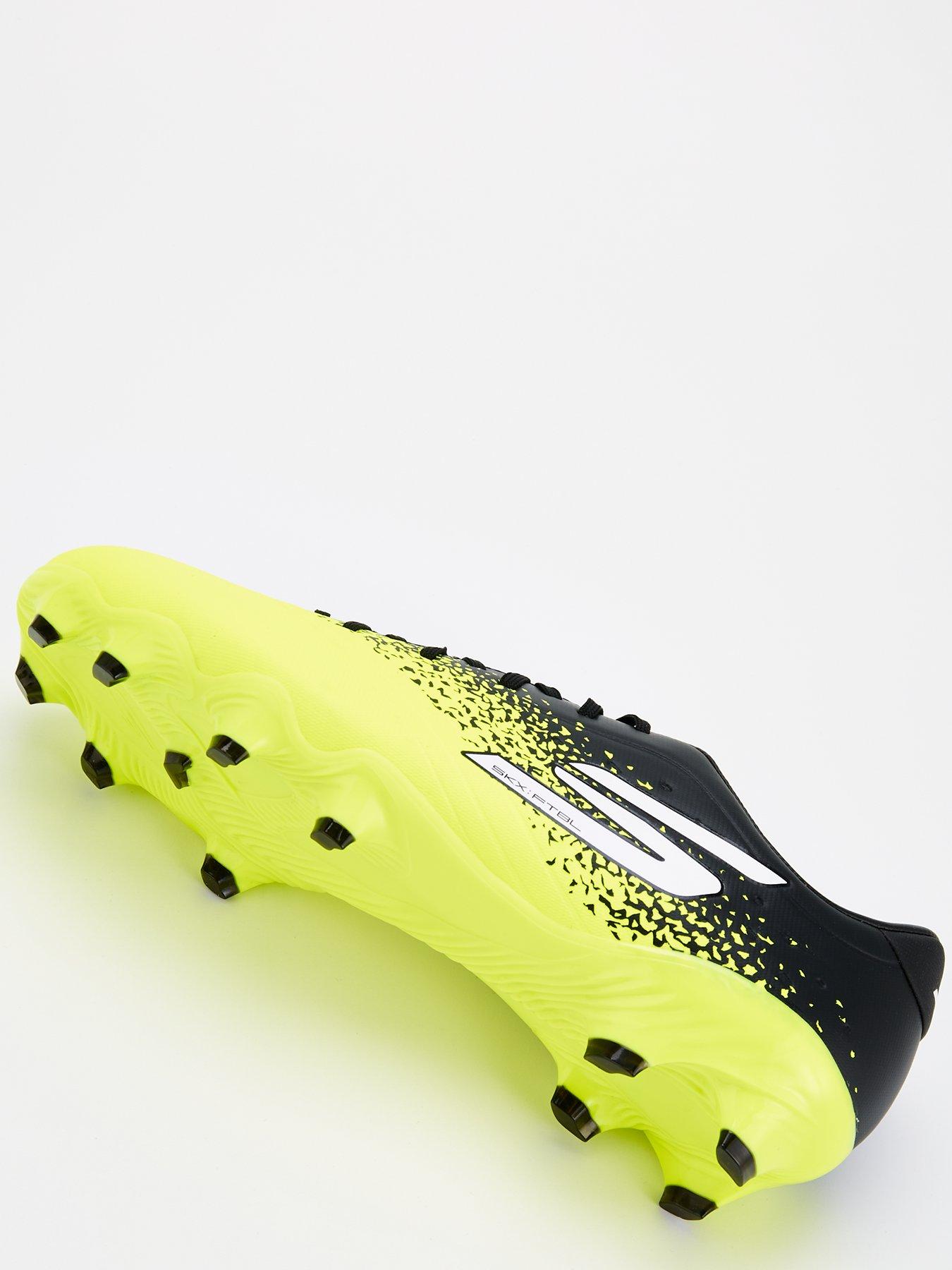  image of skechers-mens-razor-gold-firm-ground-football-boots--blackyellow