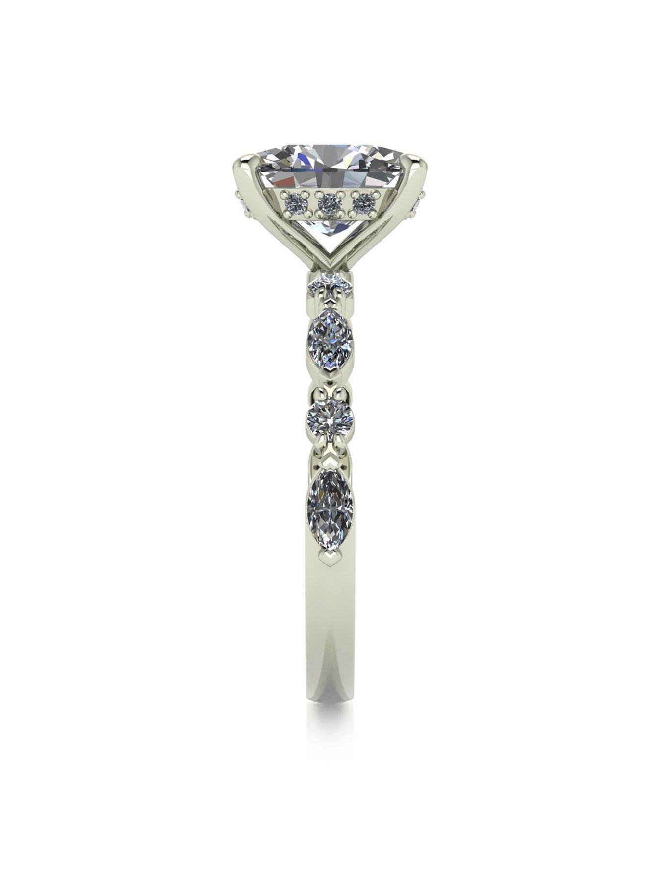  image of moissanite-lady-lynsey-moissanite-9ct-white-gold-250ct-total-oval-moissanite-ring