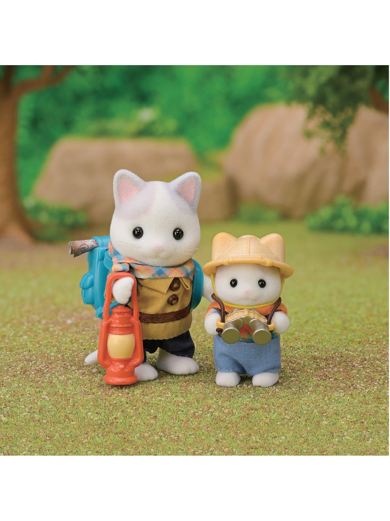 Image 3 of 7 of Sylvanian Families Exciting Exploration Set - Latte Cat Brother & Baby
