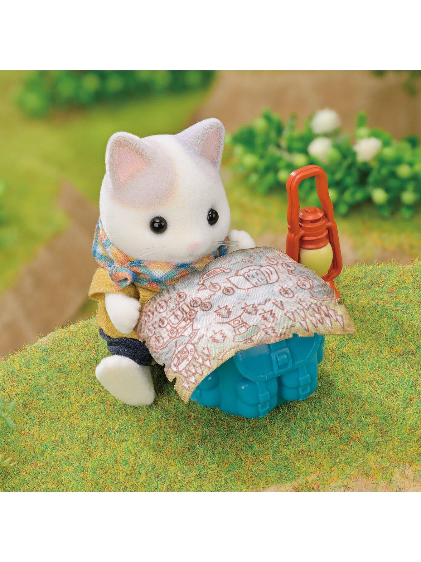 Image 6 of 7 of Sylvanian Families Exciting Exploration Set - Latte Cat Brother & Baby