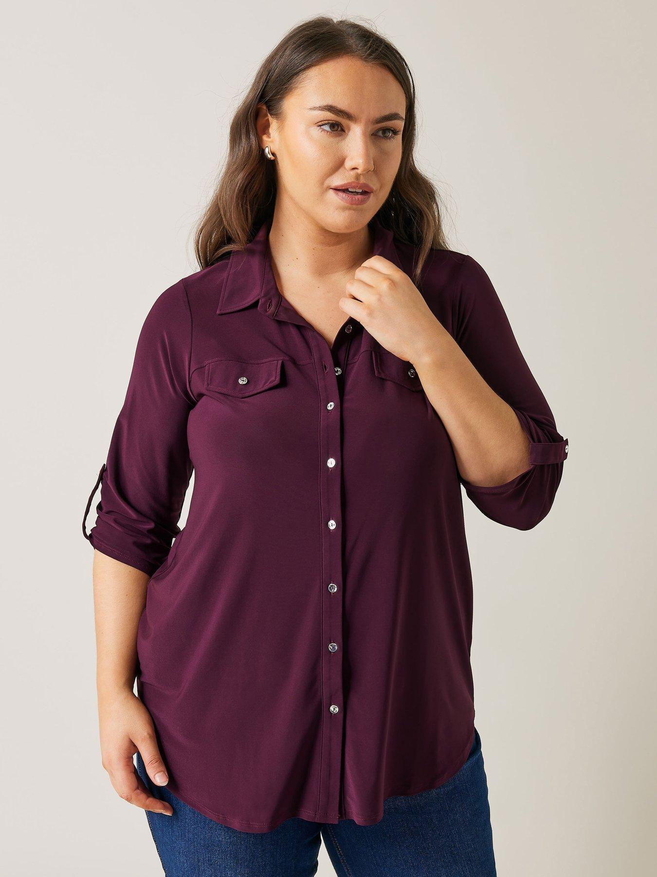 undefined Utility Shirt - Purple