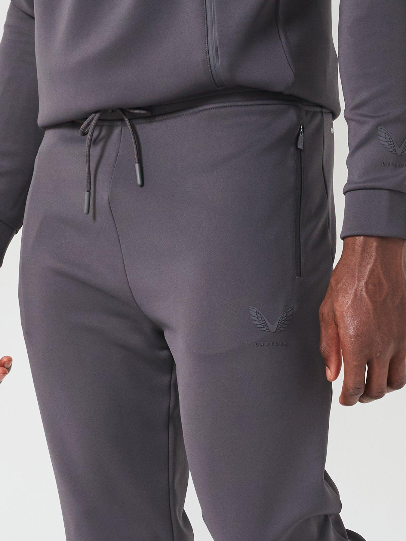  image of castore-mens-training-scuba-joggers-grey