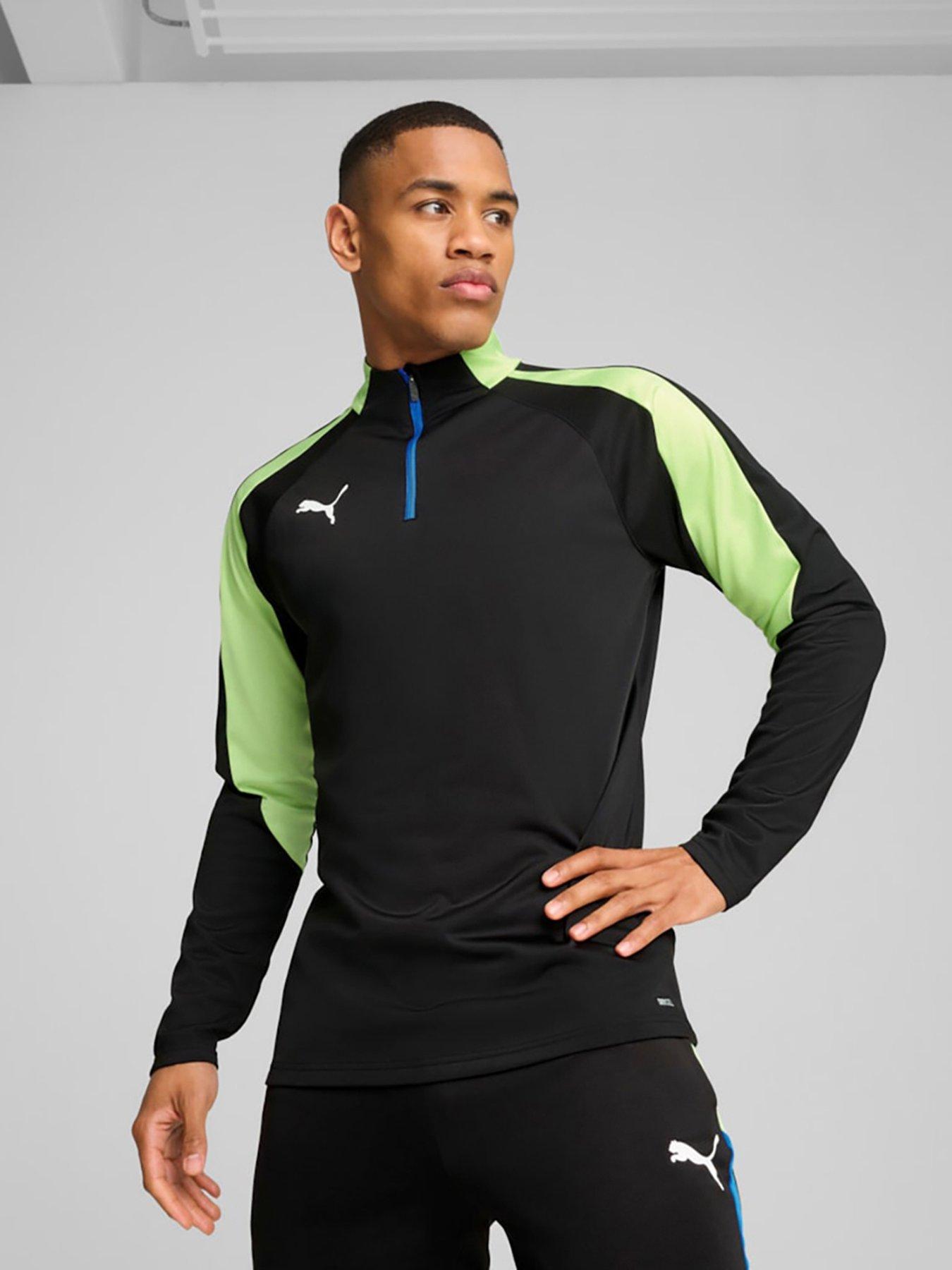 undefined Mens Individualliga 1/4 Zip Top- Black