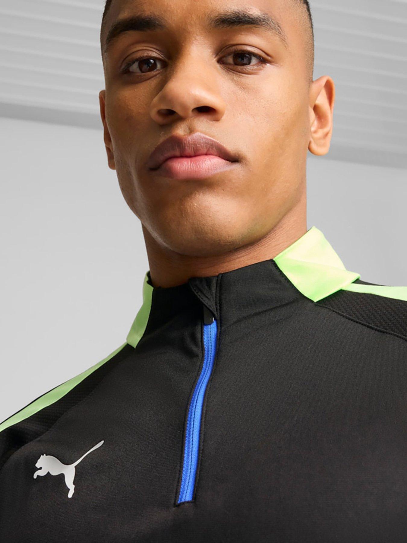  image of puma-mens-individualliga-14-zip-top--black