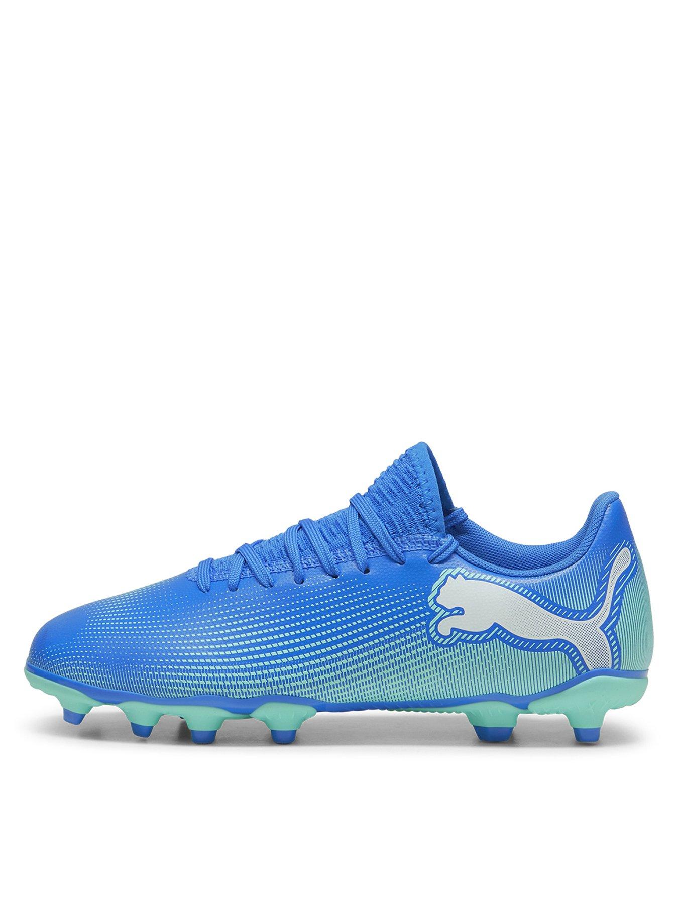Puma Junior Ultra 5 Play Firm Ground Football Boots White littlewoods
