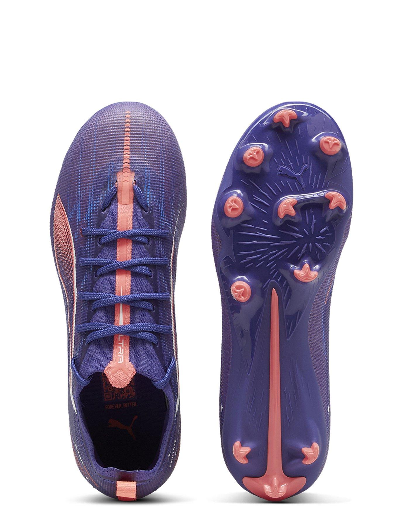  image of puma-junior-ultra-5-pro-firm-ground-football-boot--purple-blue