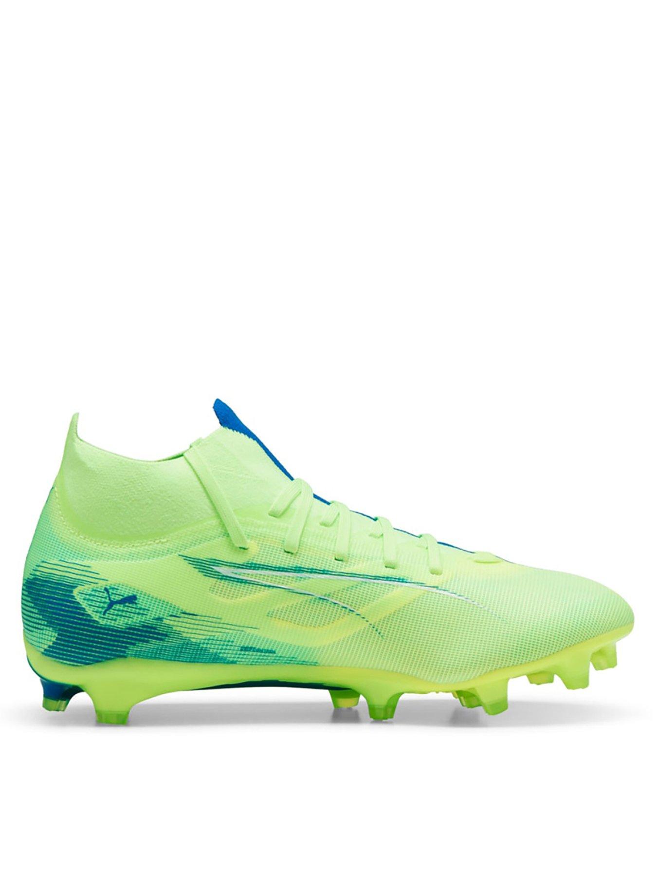  image of puma-womens-ultra-5-match-laceless-firm-ground-football-boots-blue