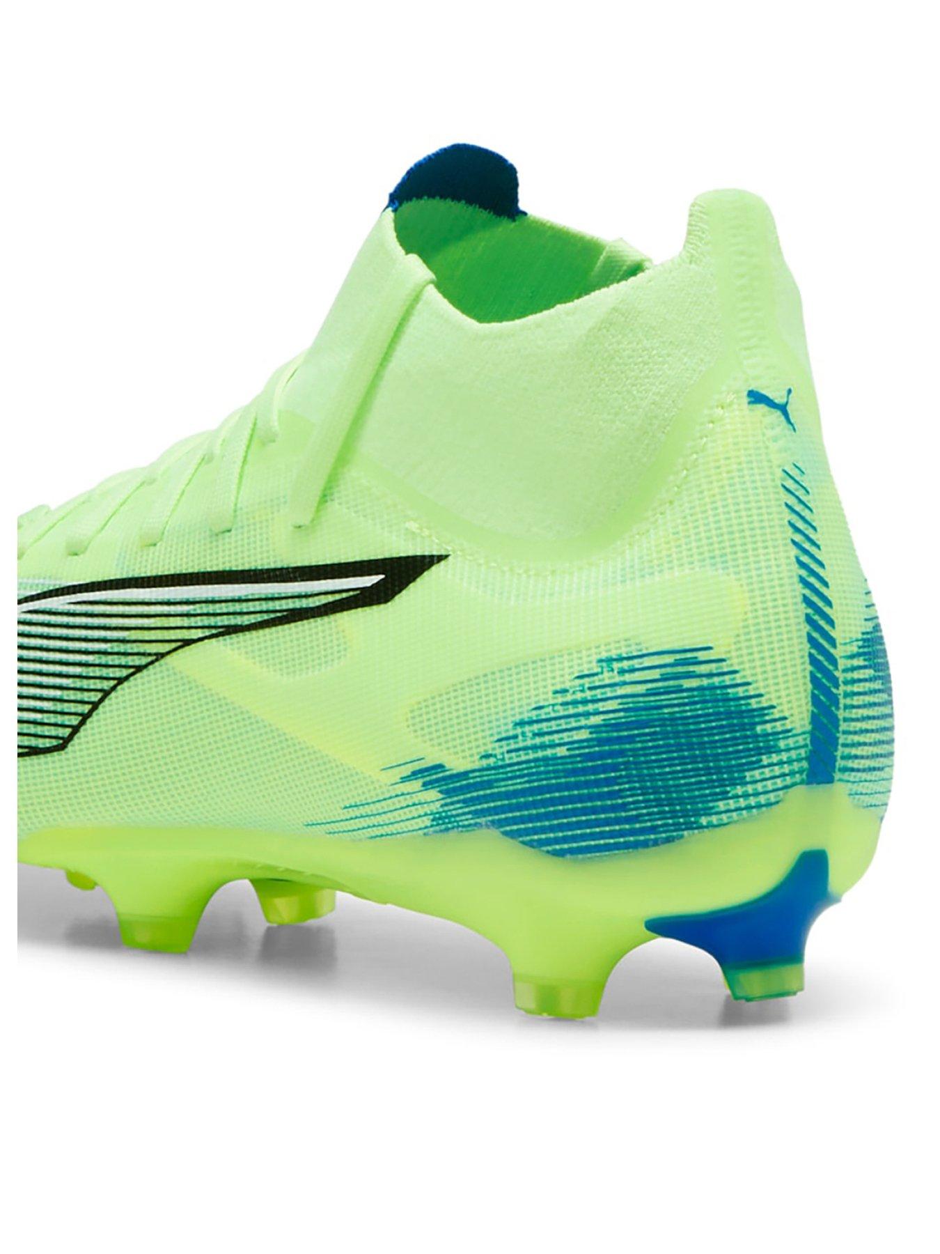  image of puma-womens-ultra-5-match-laceless-firm-ground-football-boots-blue