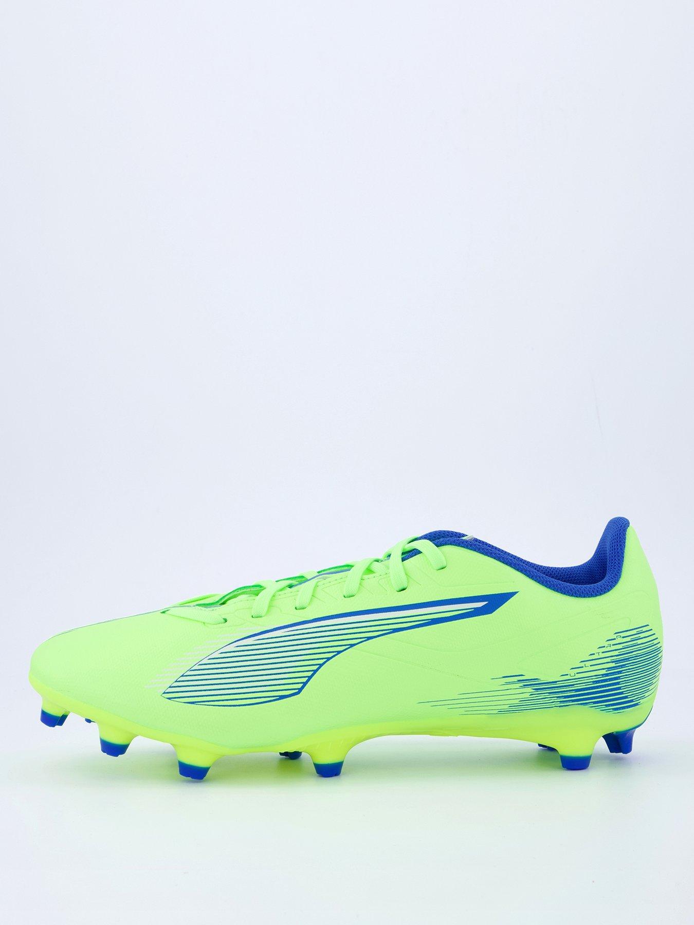  image of puma-mens-ultra-5-play-firm-ground-football-boots-fizzy-applewhitebluemazing