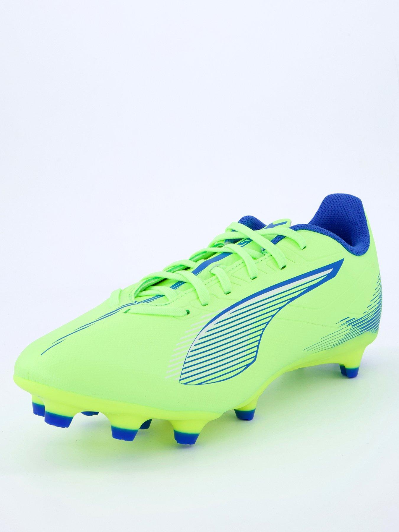  image of puma-mens-ultra-5-play-firm-ground-football-boots-fizzy-applewhitebluemazing