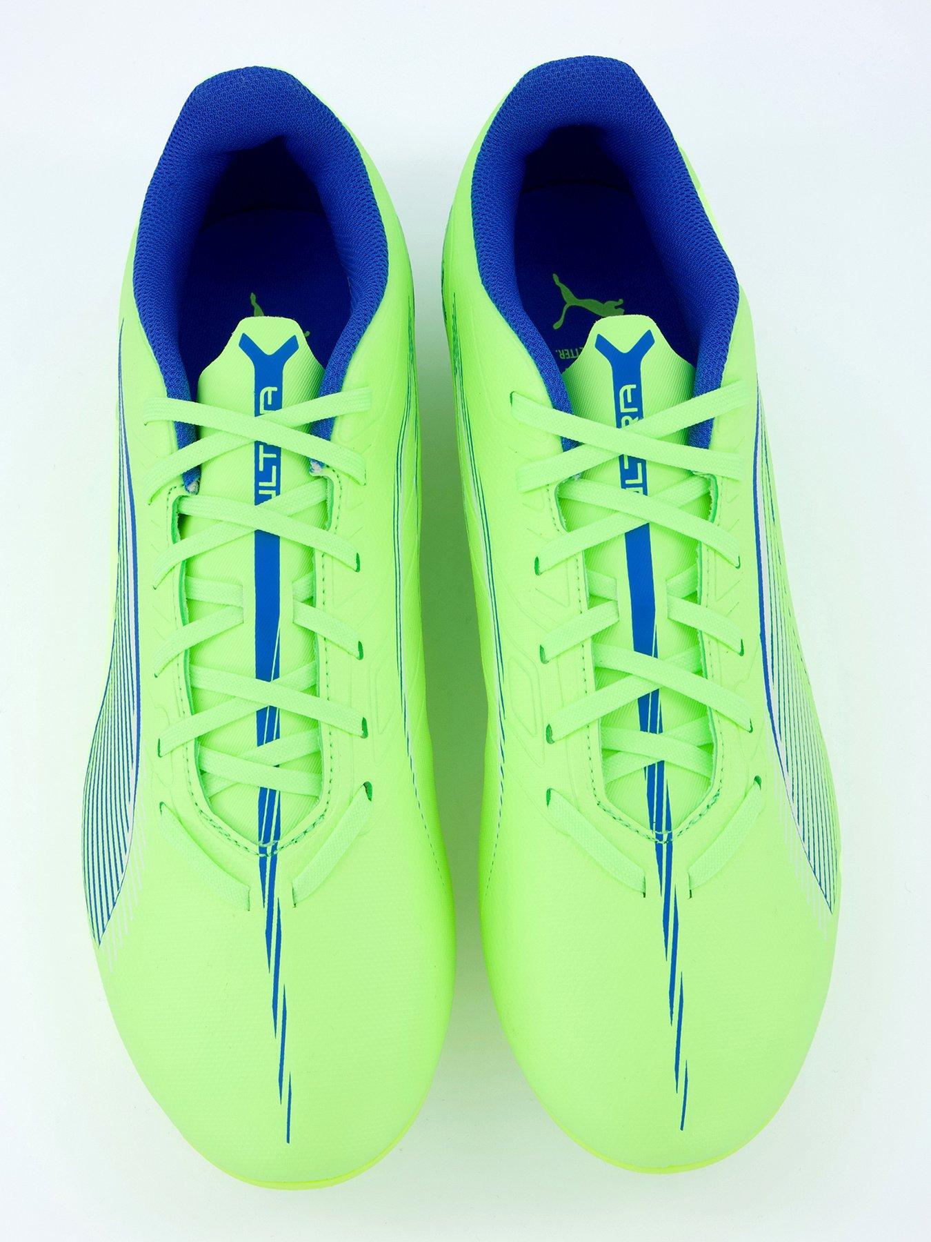  image of puma-mens-ultra-5-play-firm-ground-football-boots-fizzy-applewhitebluemazing