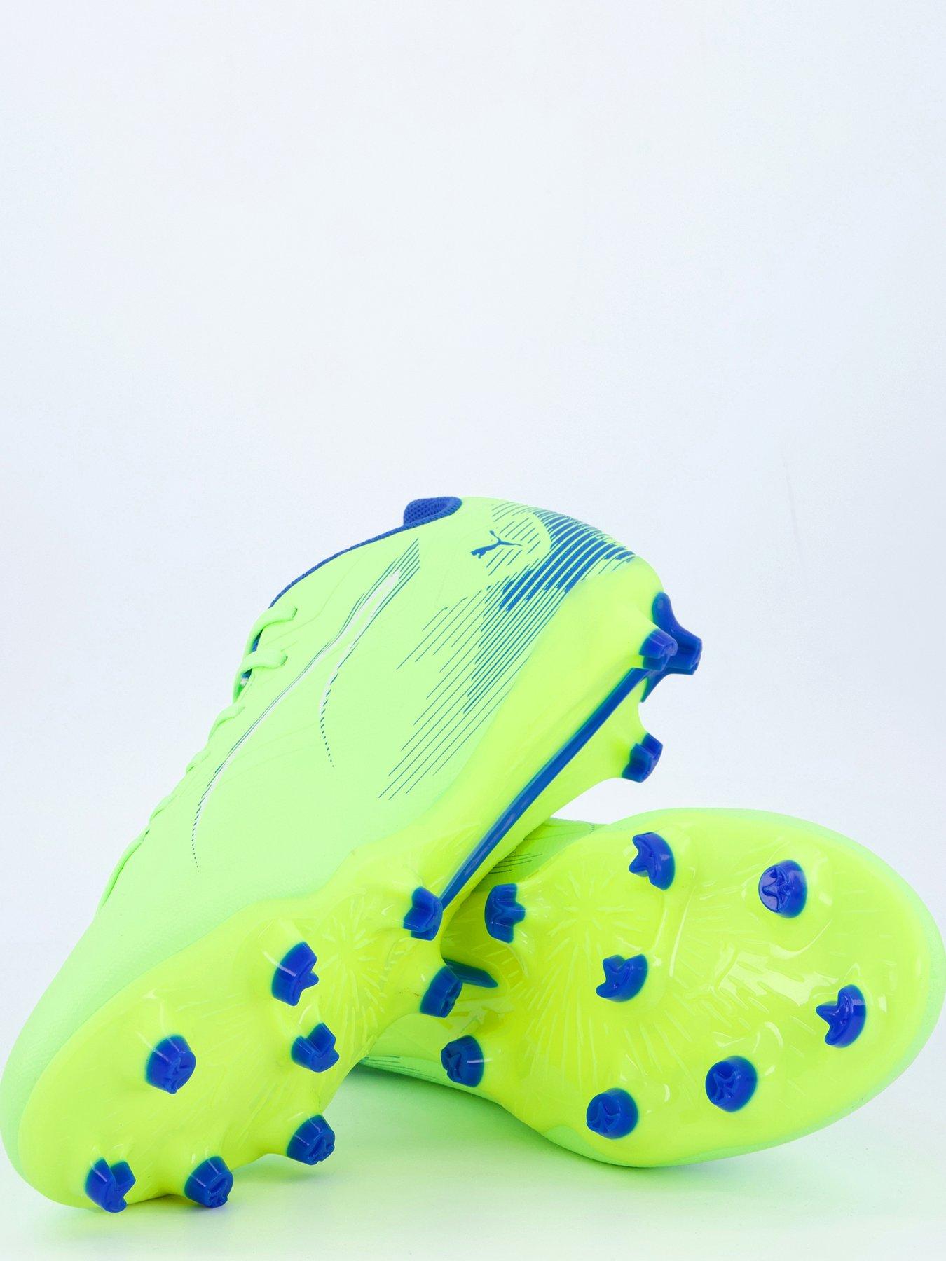  image of puma-mens-ultra-5-play-firm-ground-football-boots-fizzy-applewhitebluemazing