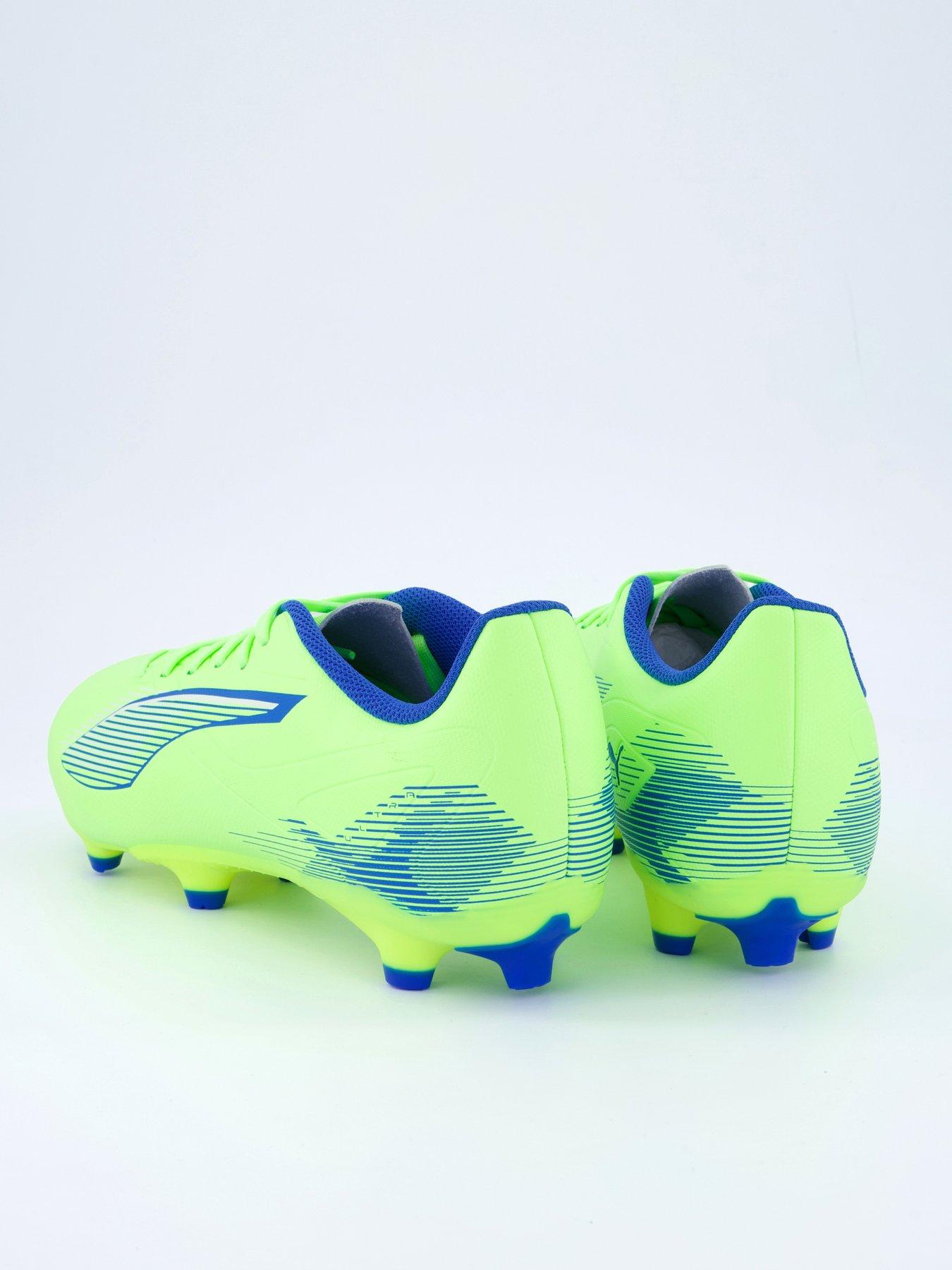  image of puma-mens-ultra-5-play-firm-ground-football-boots-fizzy-applewhitebluemazing