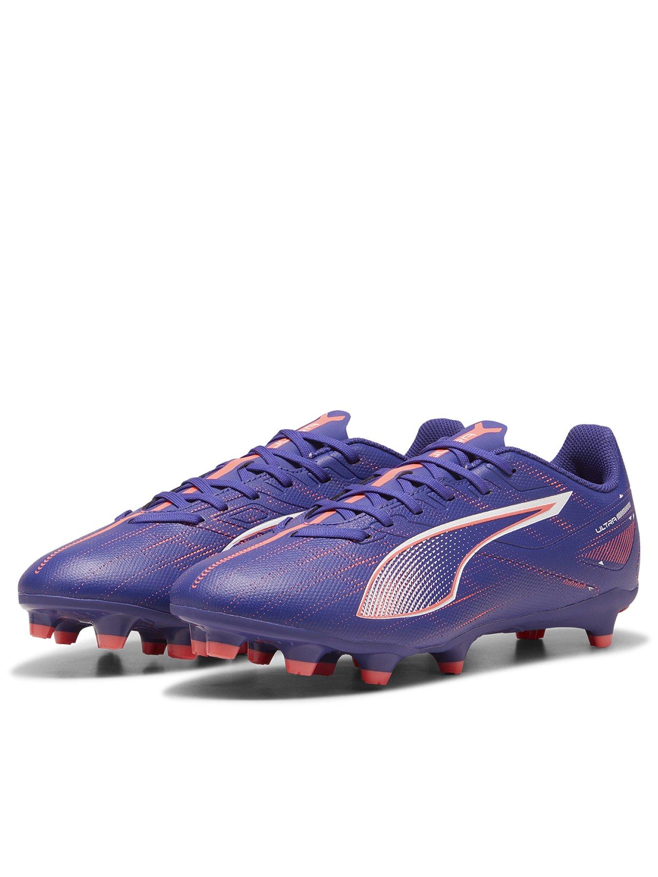  image of puma-mens-ultra-5-play-firm-ground-football-boots-purple