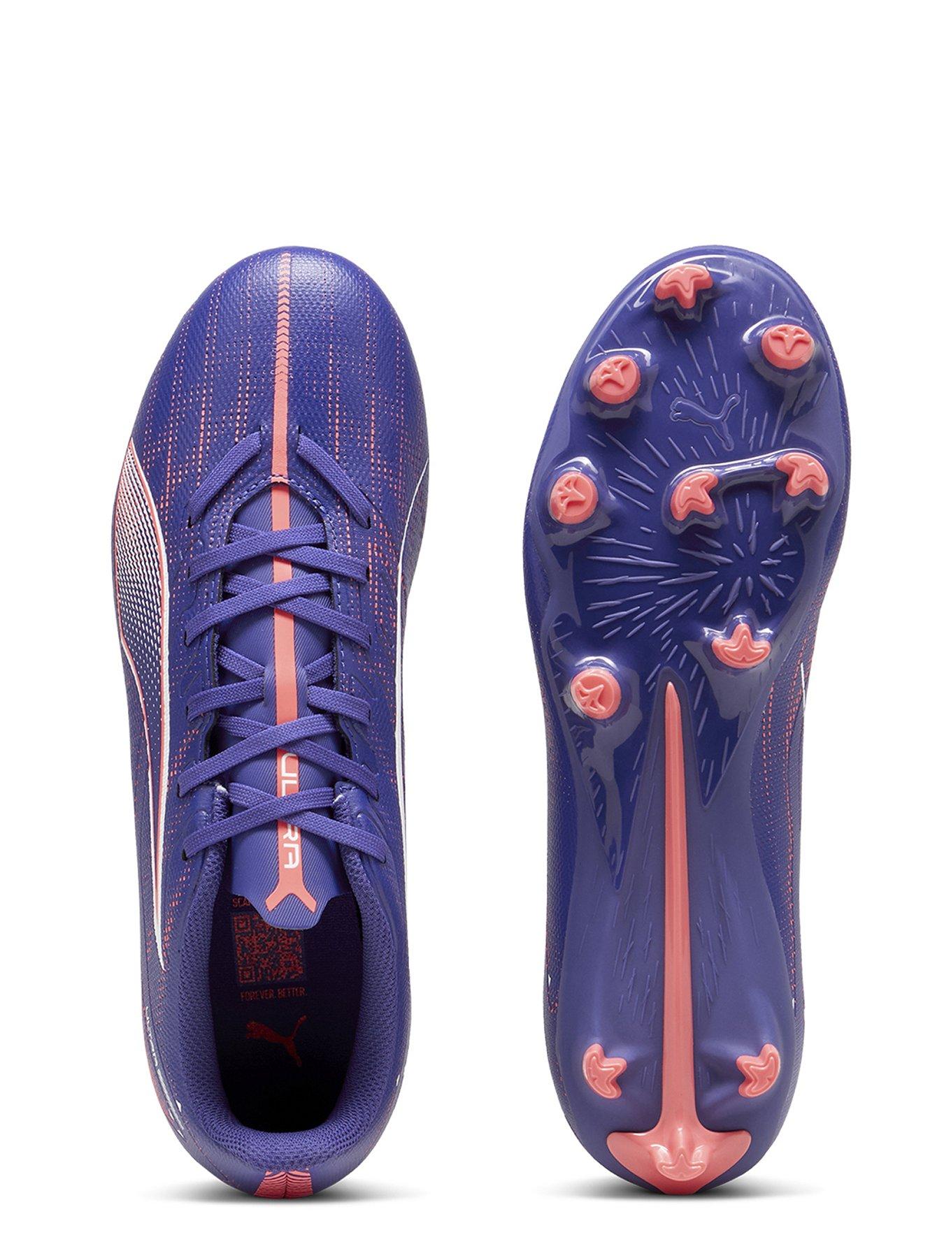  image of puma-womens-ultra-5-play-firm-ground-football-boots-purple