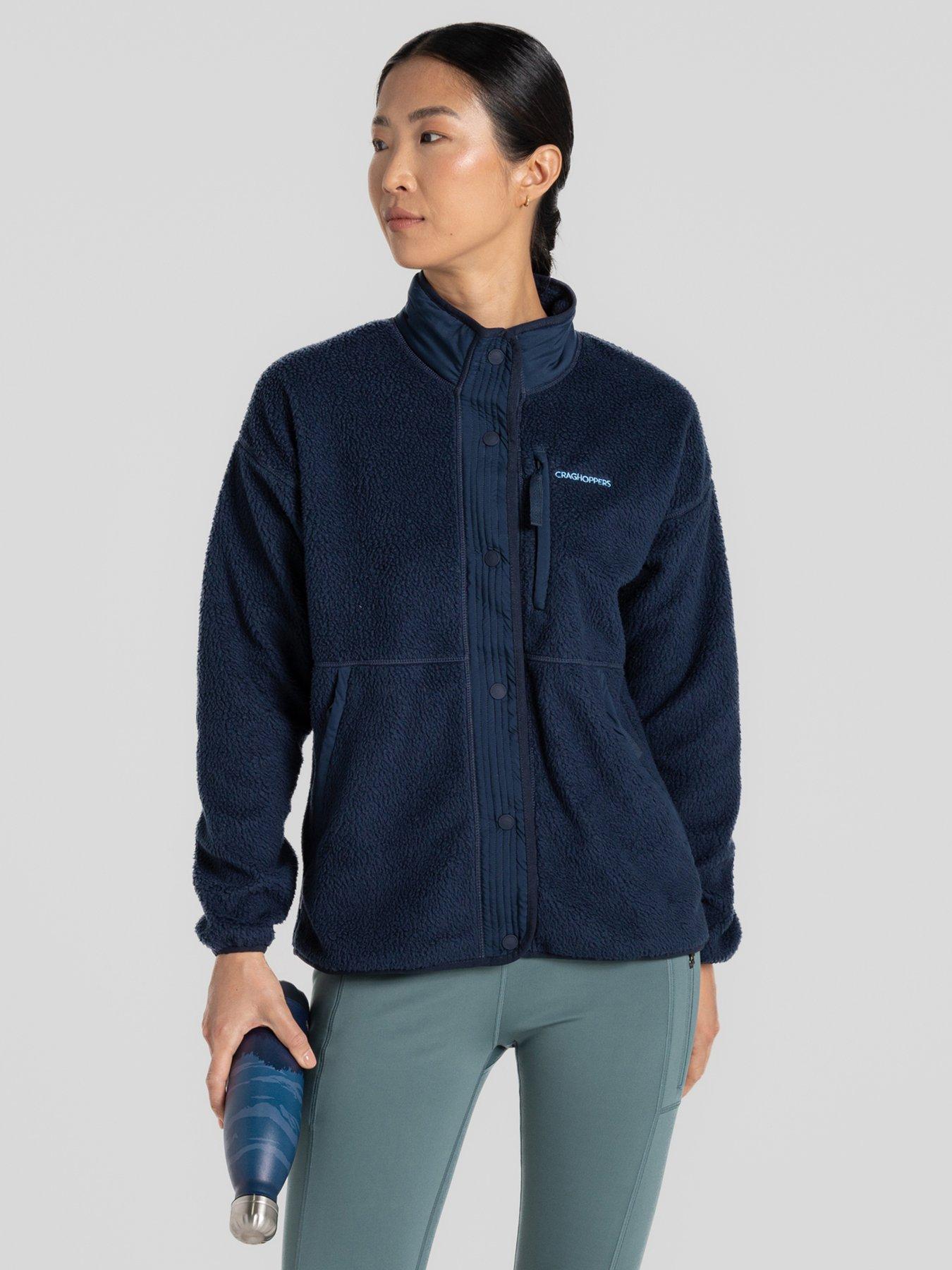 undefined Womens NATIONAL TRUST Oxlip Jacket FLEECE-Navy