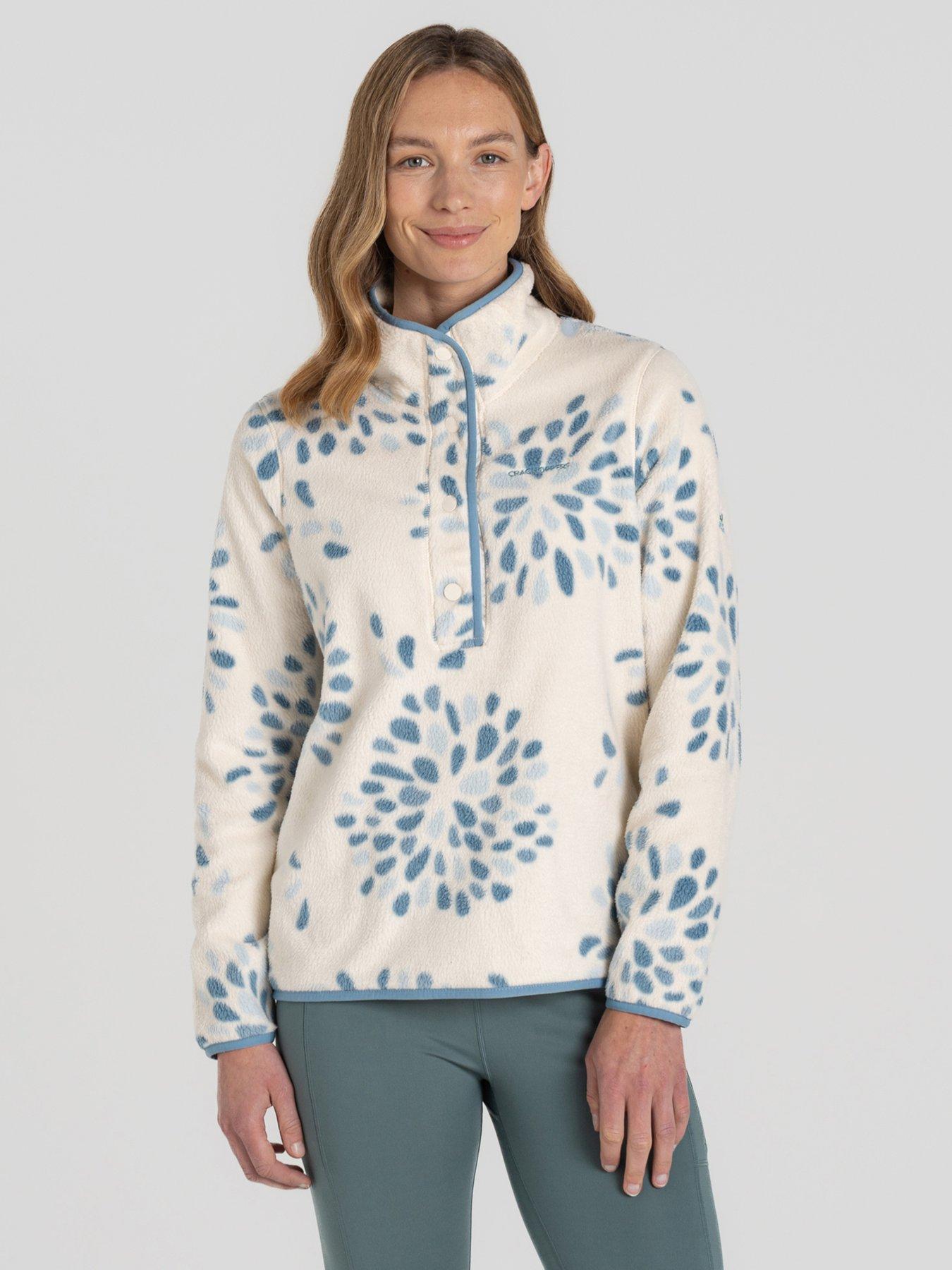 Craghoppers Womens National Trust Rosemary Overhead Fleece - Blue