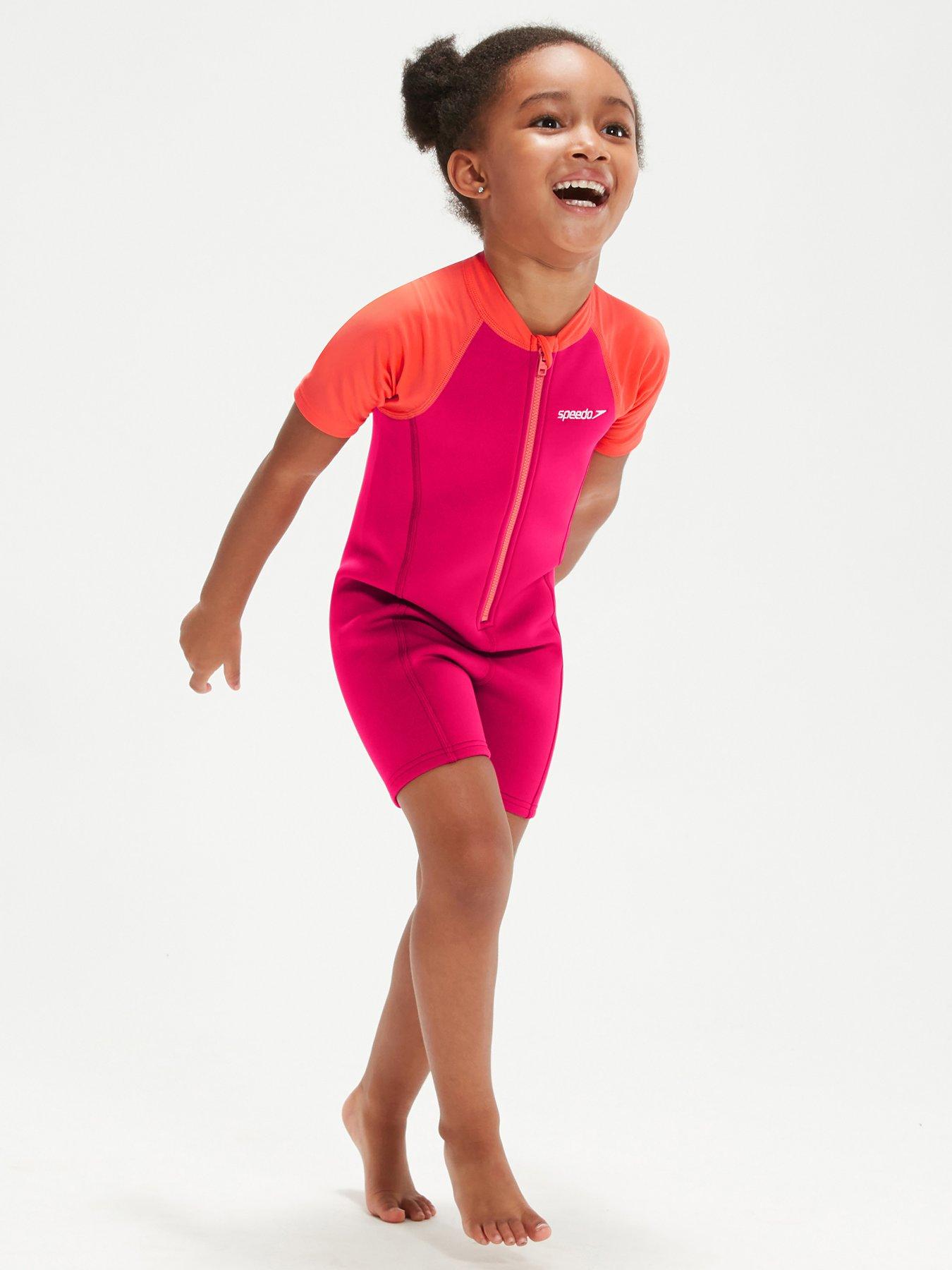 Image 2 of 5 of Speedo Girls Learn to Swim Neoprene Suit - Pink