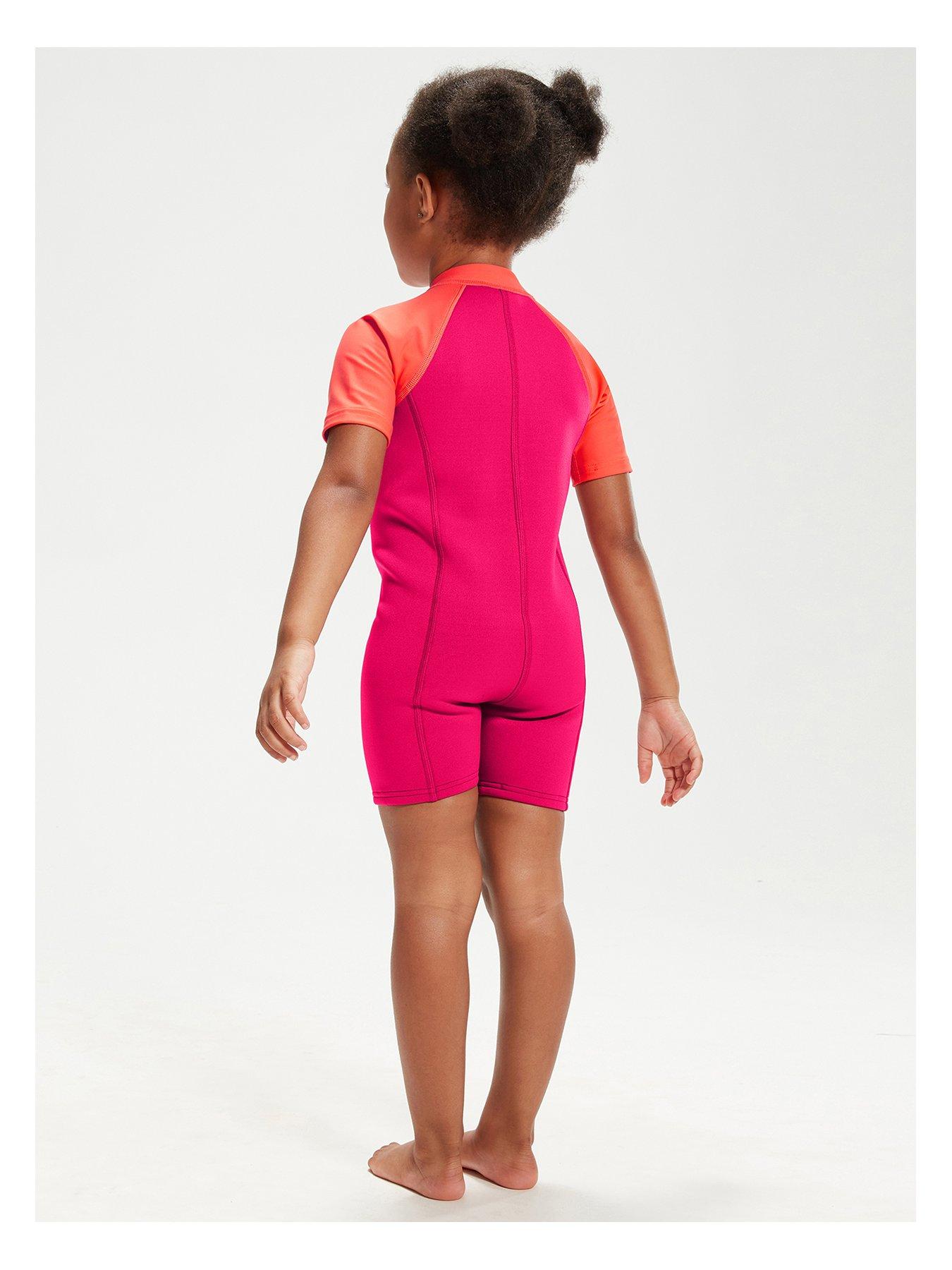 Image 3 of 5 of Speedo Girls Learn to Swim Neoprene Suit - Pink