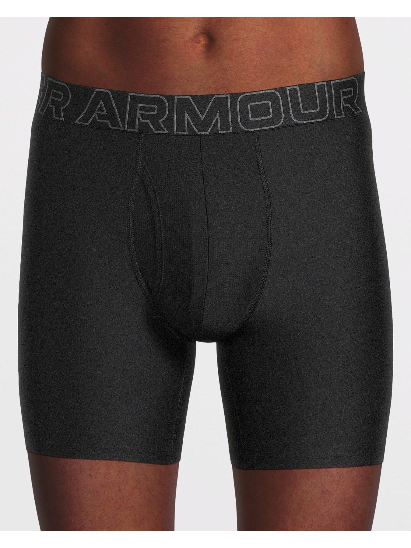 Image 2 of 4 of UNDER ARMOUR Performance Tech 6inch 3pack Boxers - Black