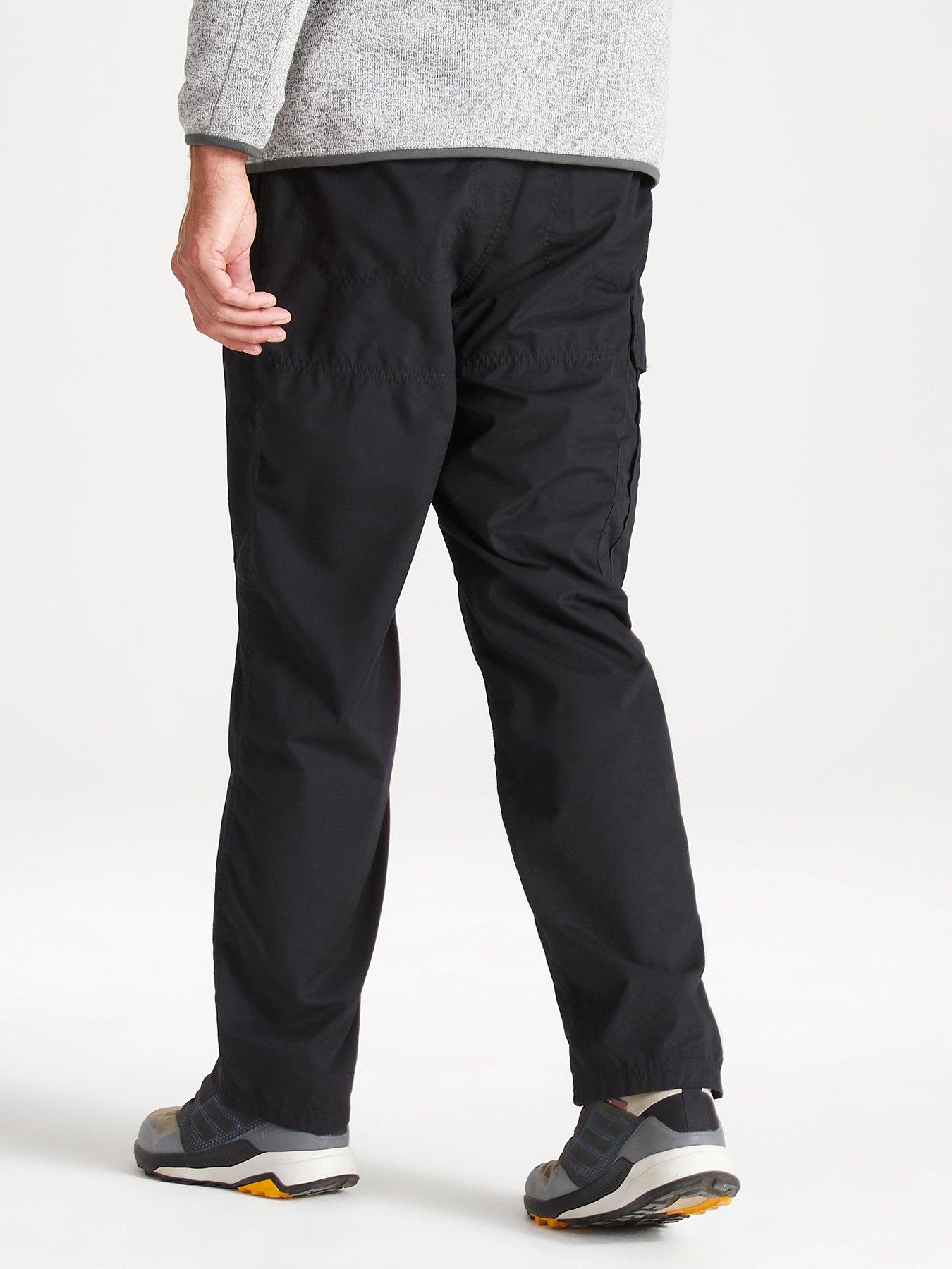  image of craghoppers-mens-kiwi-classic-trouser--black