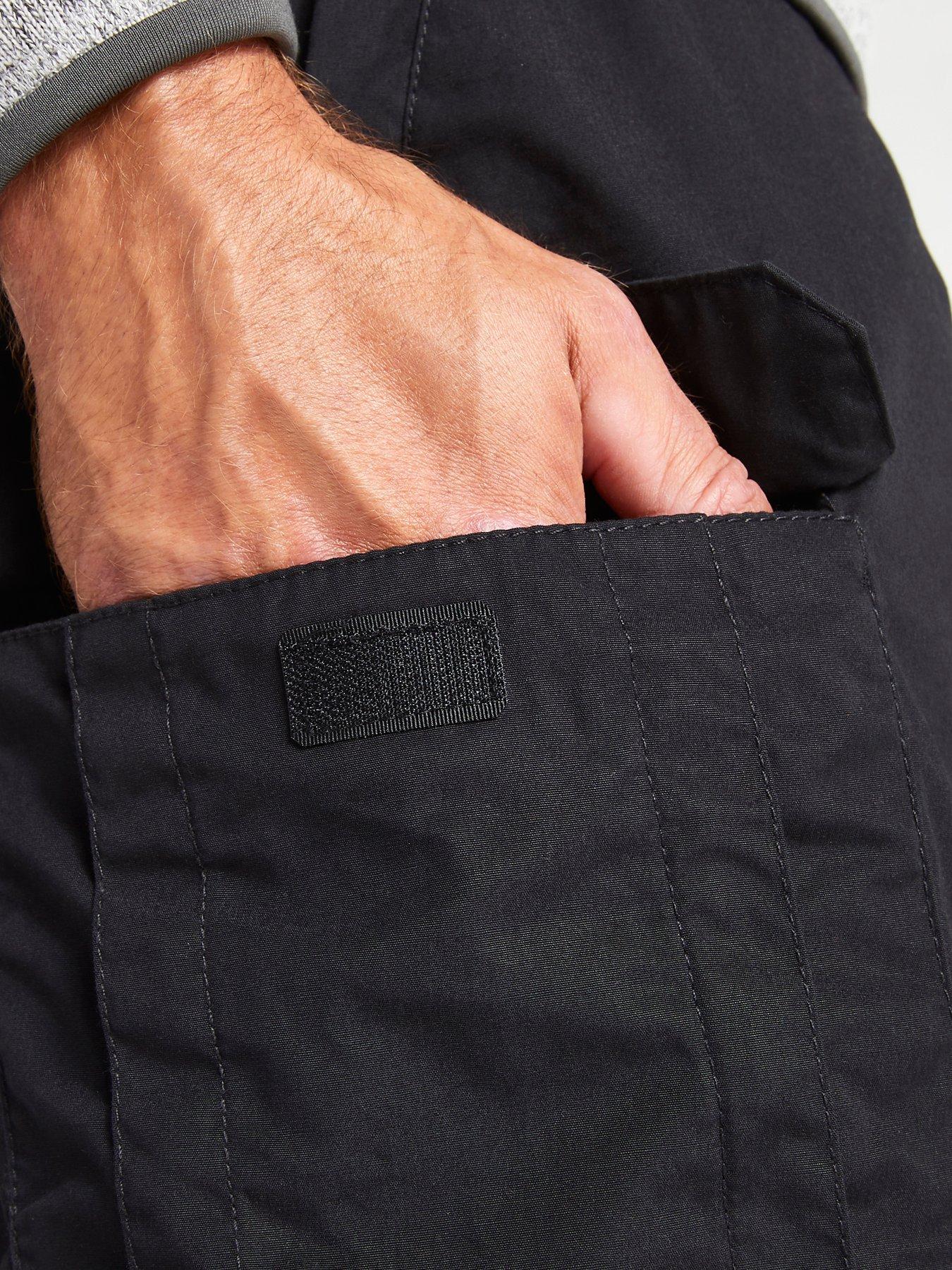  image of craghoppers-mens-kiwi-classic-trouser--black