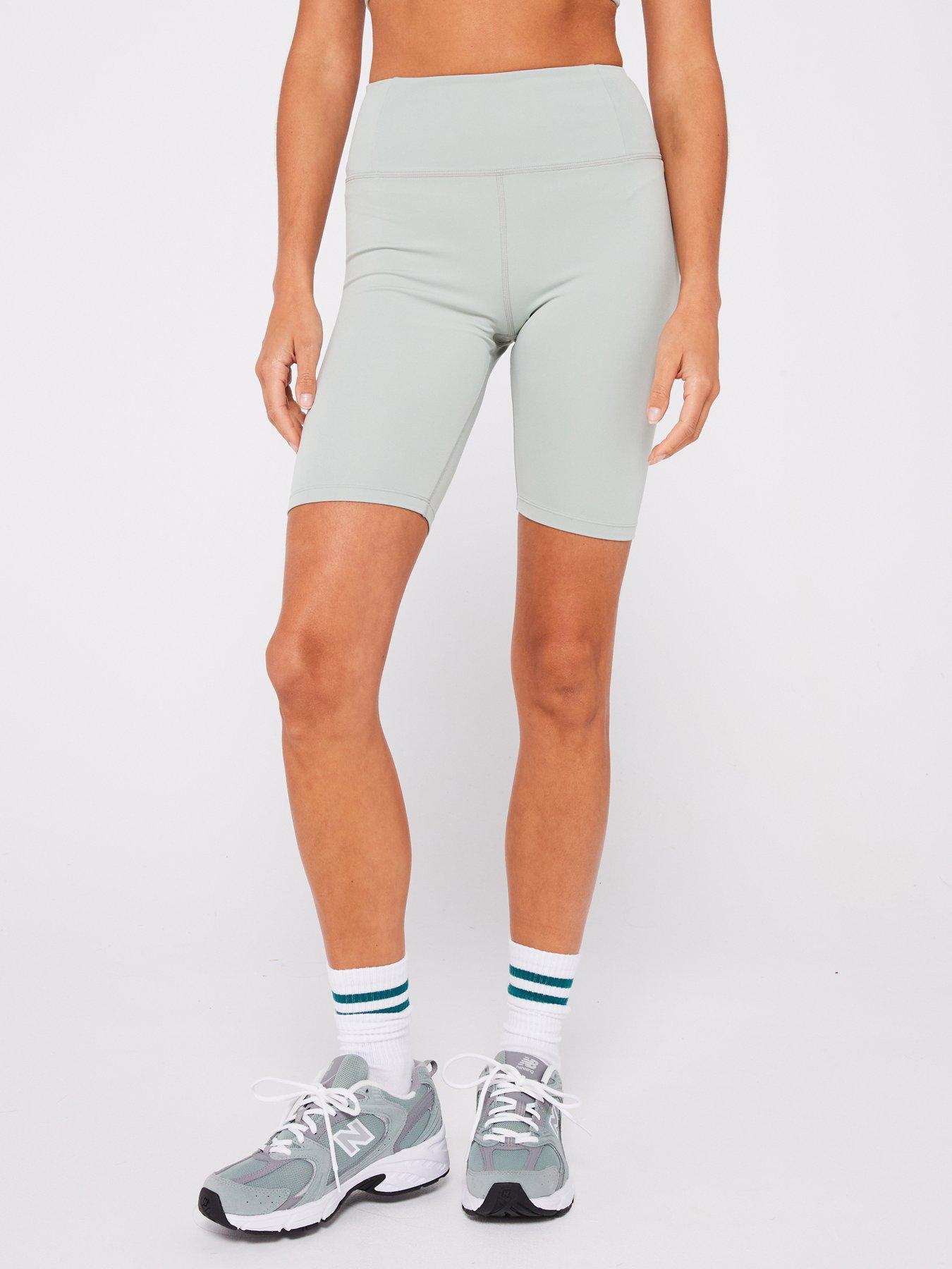 undefined Women's Training Float High-Rise Bike Shorts - Green