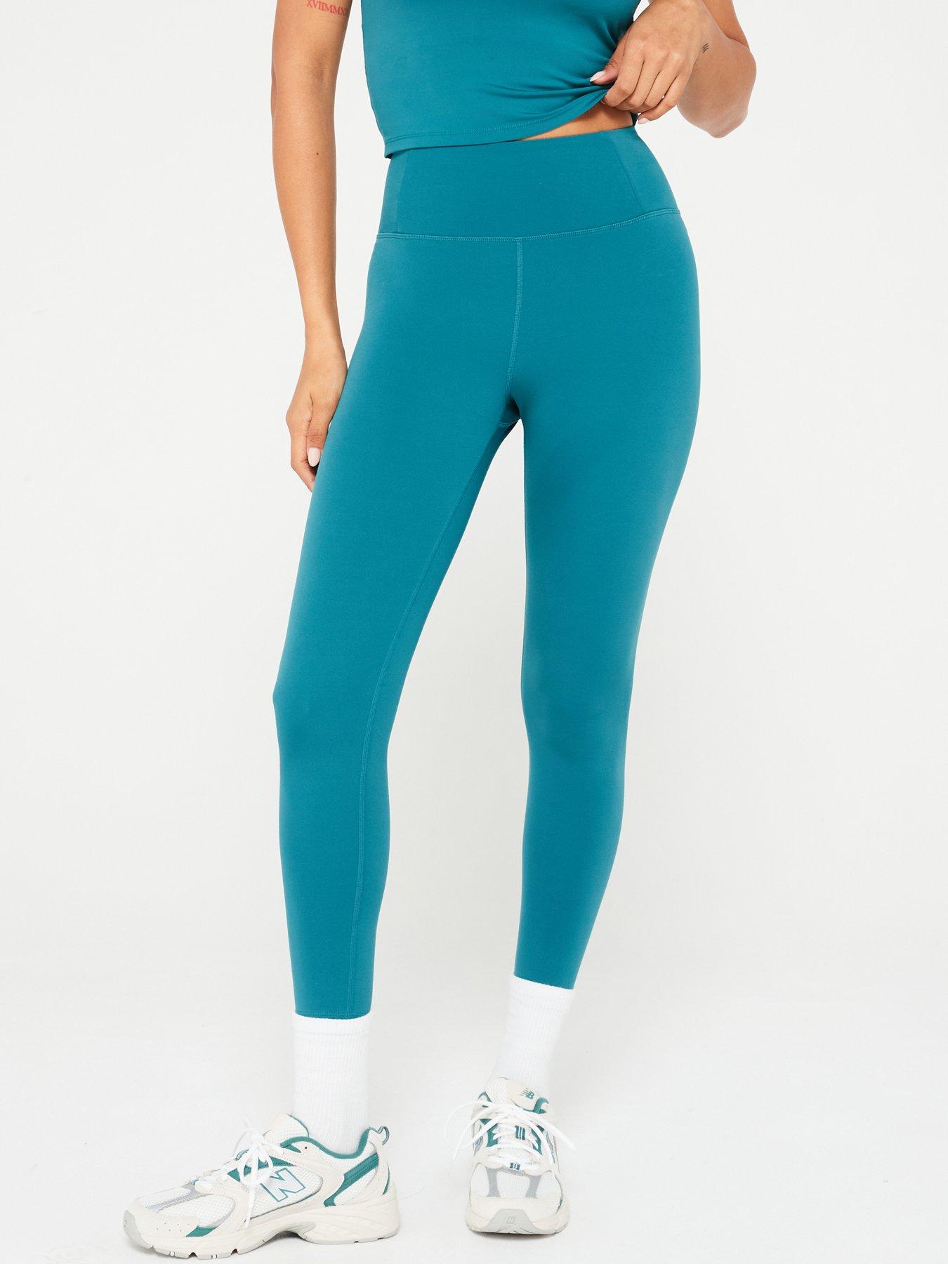 undefined Womens Training Float High Rise 7/8 Tights - Blue