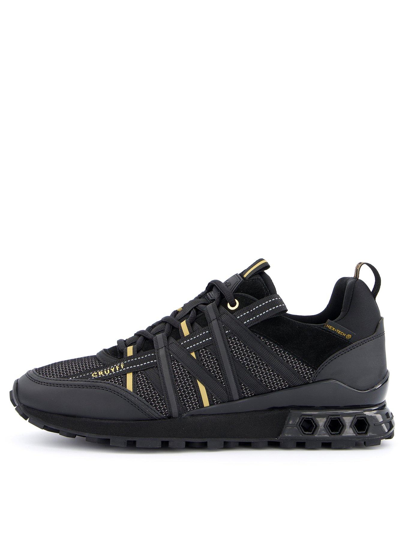 undefined Fearia Hex Trainers- Black/Gold