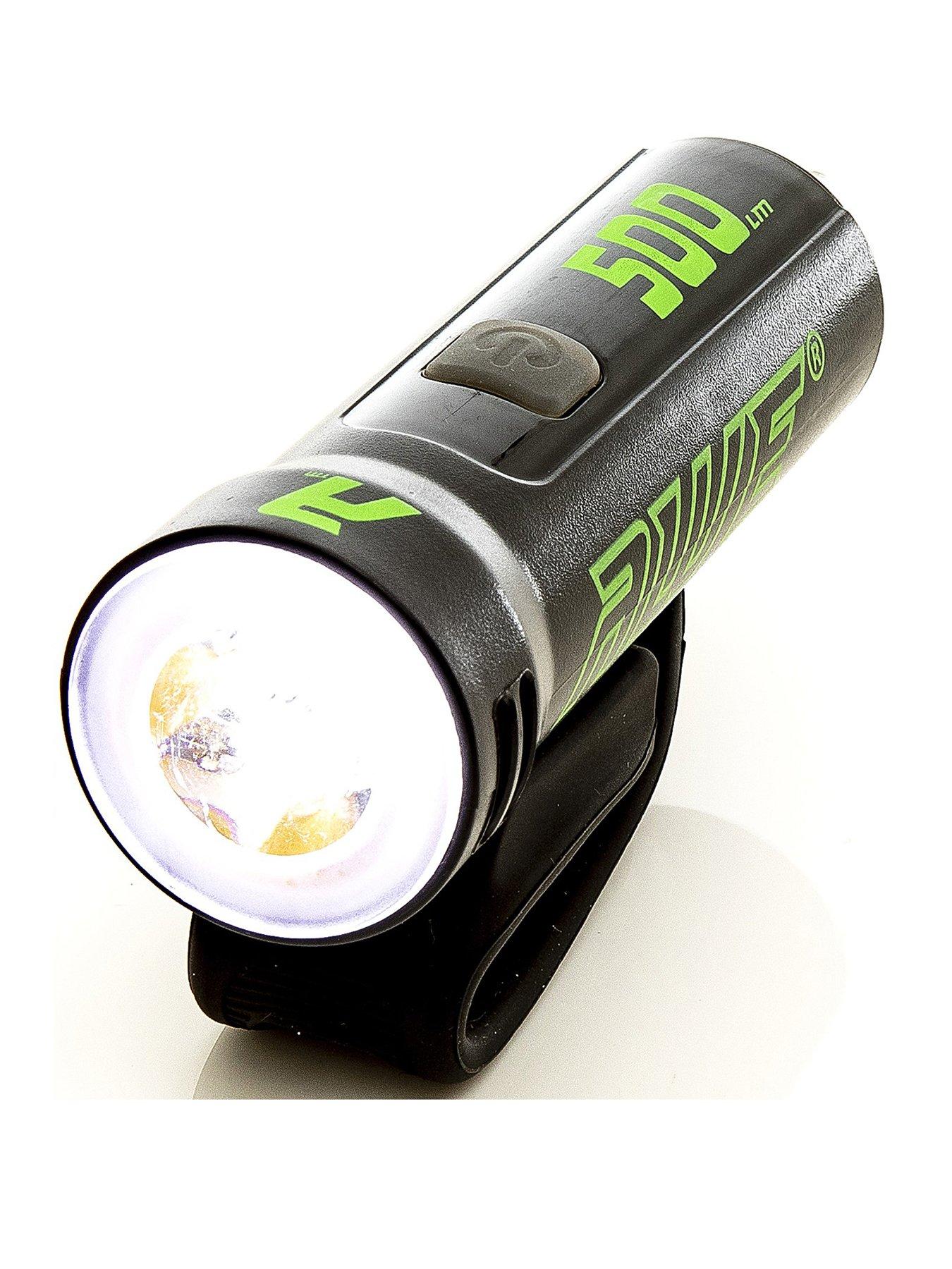  image of awe-blast-500-lumens-rechargeable-awebright-led-front-bicycle-light-black-7-hrs-run-time