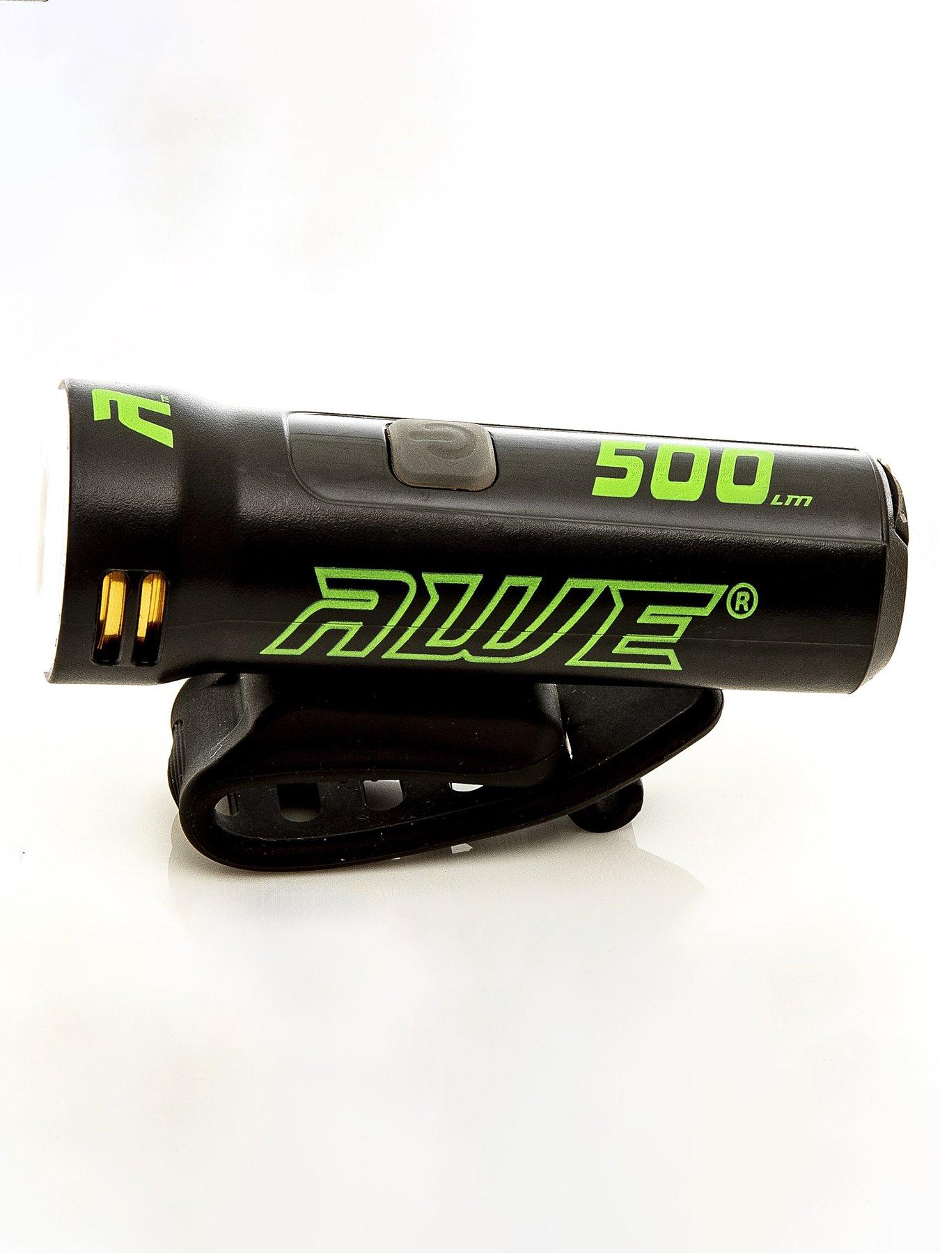  image of awe-blast-500-lumens-rechargeable-awebright-led-front-bicycle-light-black-7-hrs-run-time