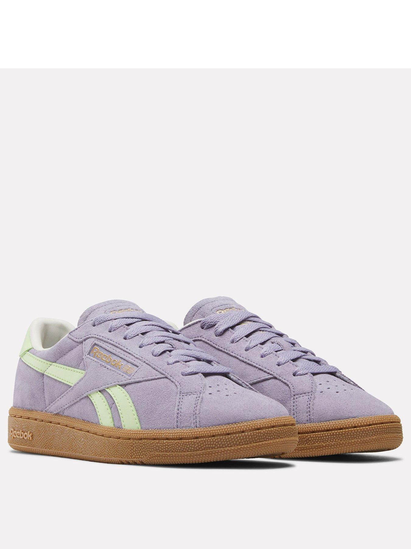  image of reebok-womens-club-c-grounds-uk-trainers-purple