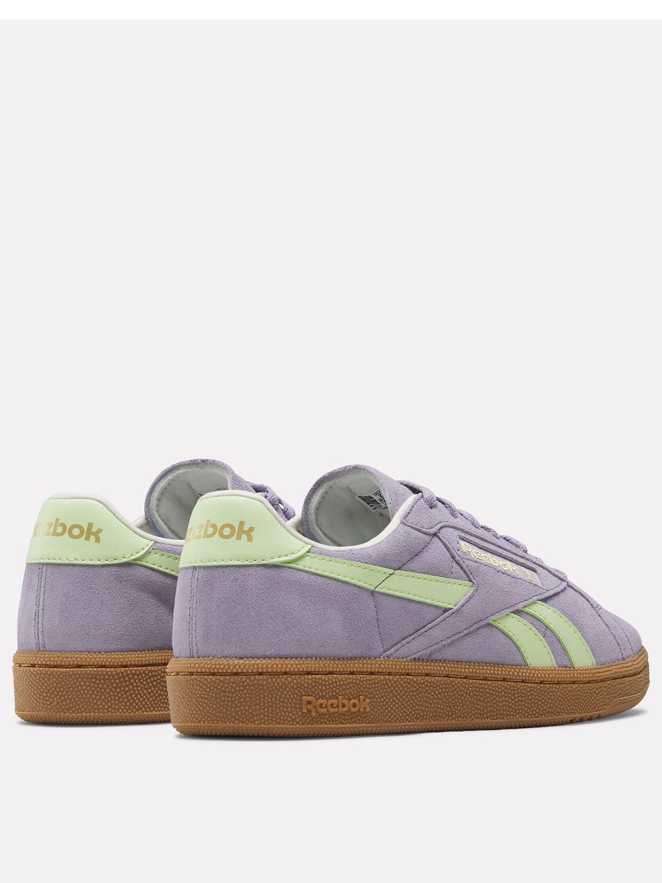  image of reebok-womens-club-c-grounds-uk-trainers-purple