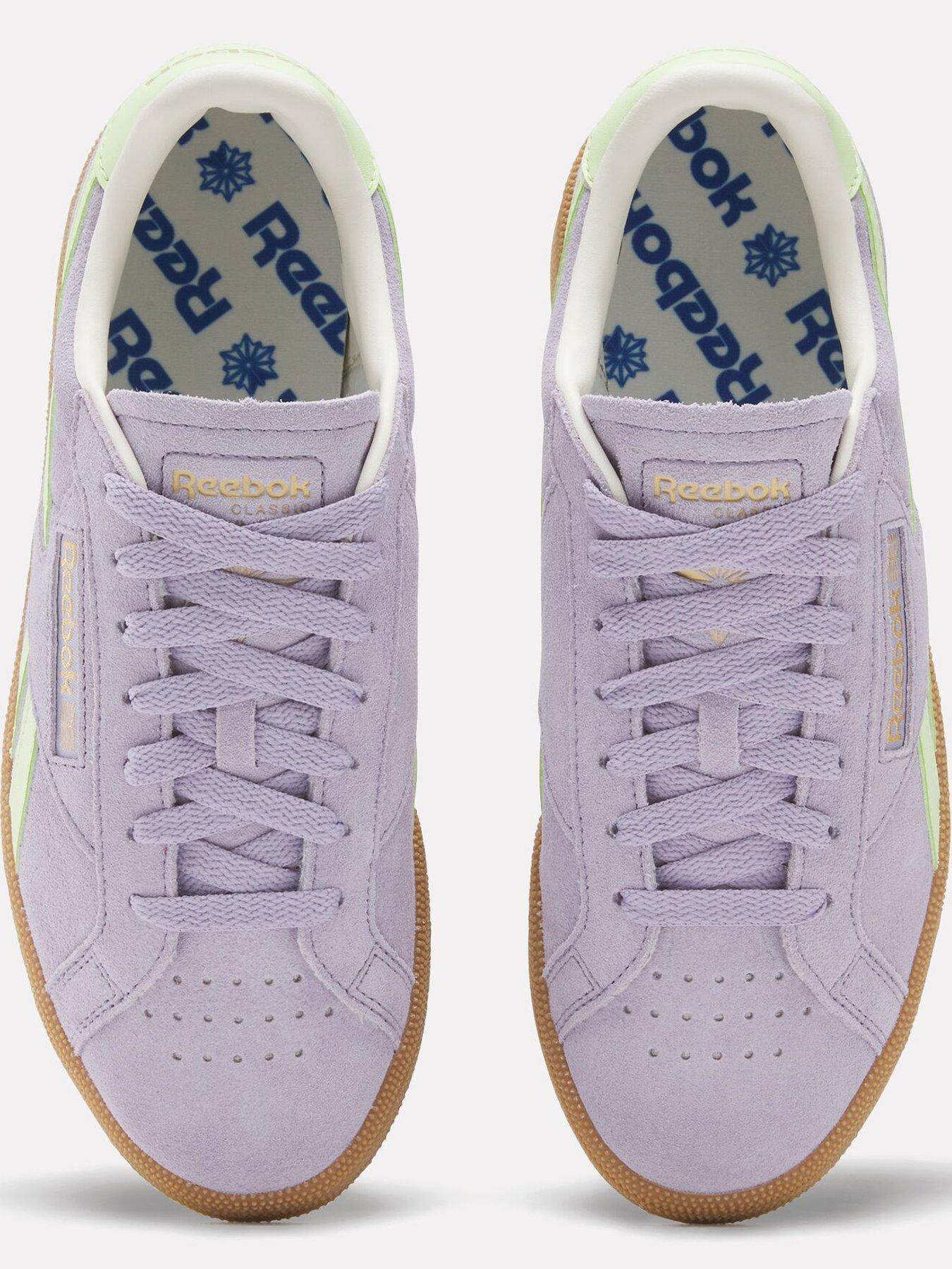  image of reebok-womens-club-c-grounds-uk-trainers-purple