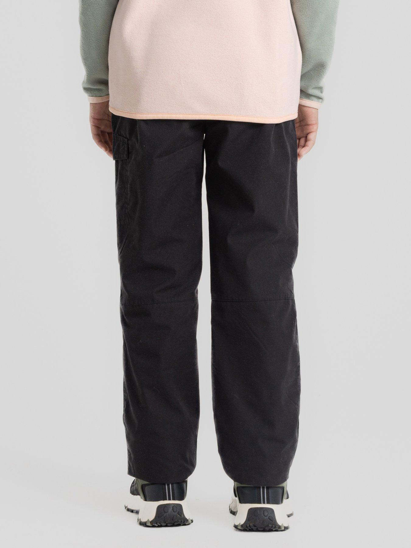 Image 2 of 4 of Craghoppers Kids Kiwi Ii Wier Lined Cargo Trouser -black
