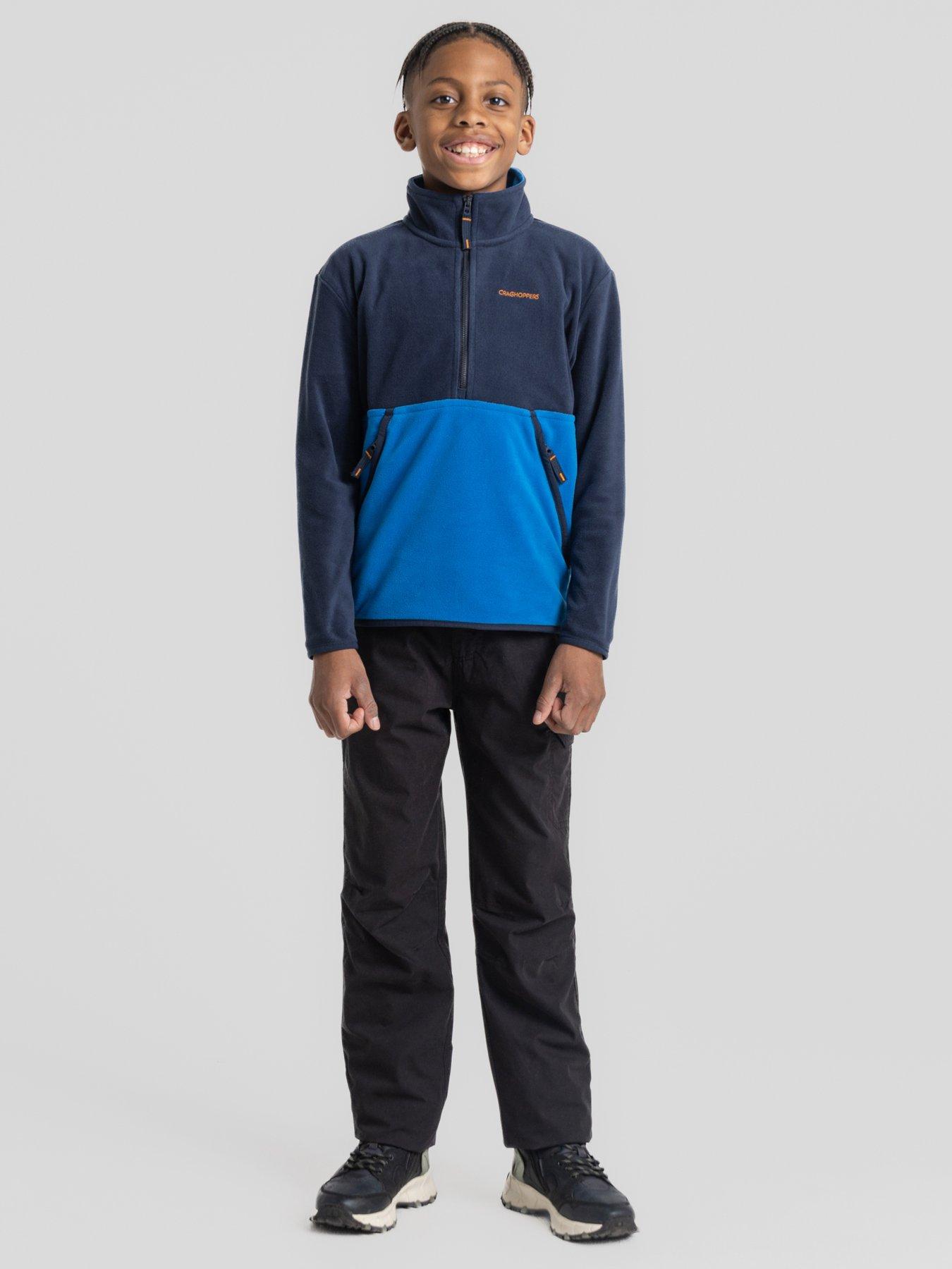 Image 4 of 4 of Craghoppers Kids Kiwi Ii Wier Lined Cargo Trouser -black