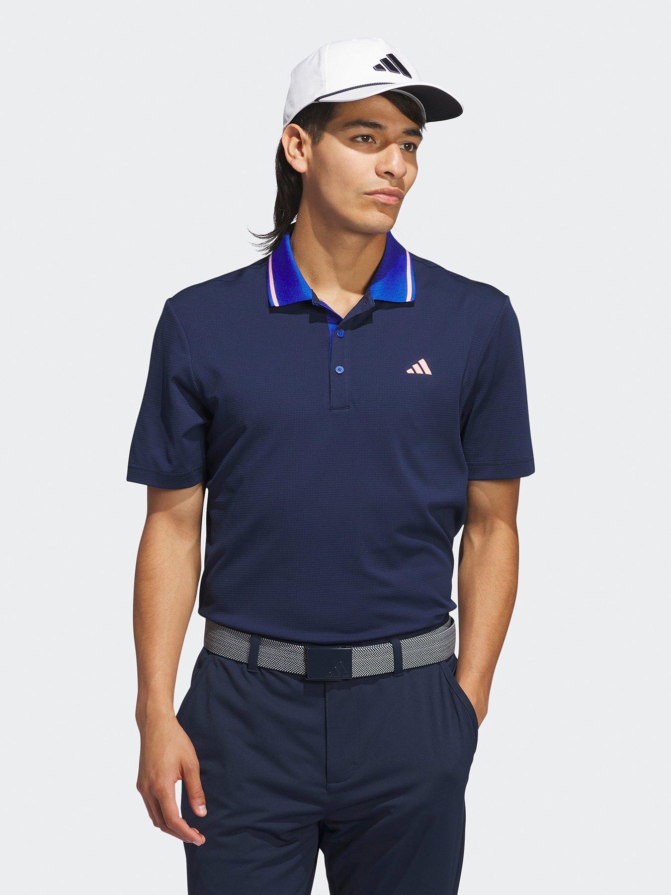 adidas Mens Golf Ultimate365 Tour Sport Collar Polo Shirt - Navy