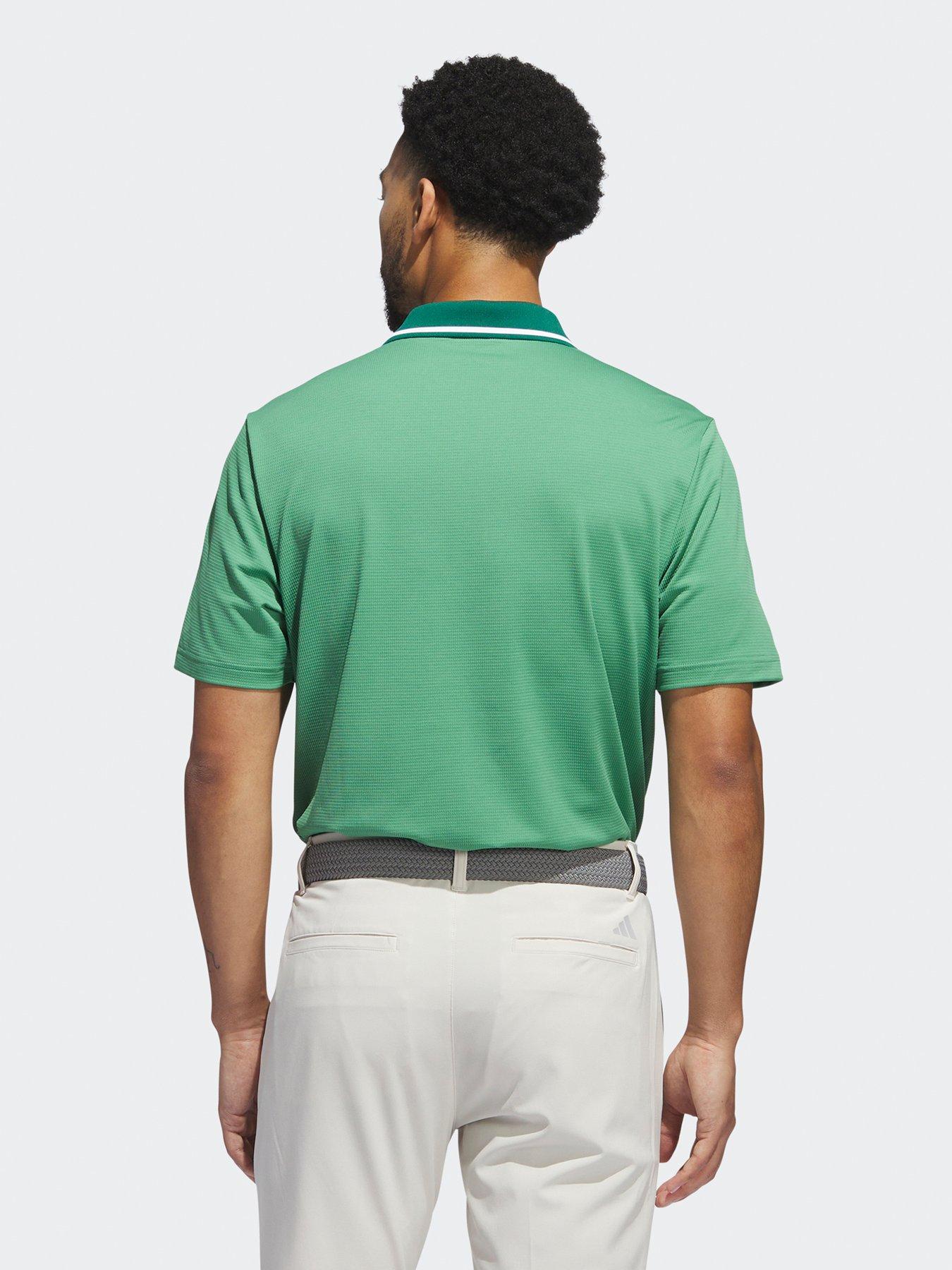  image of adidas-mens-golf-ultimate365-tour-sport-collar-polo-shirt-green