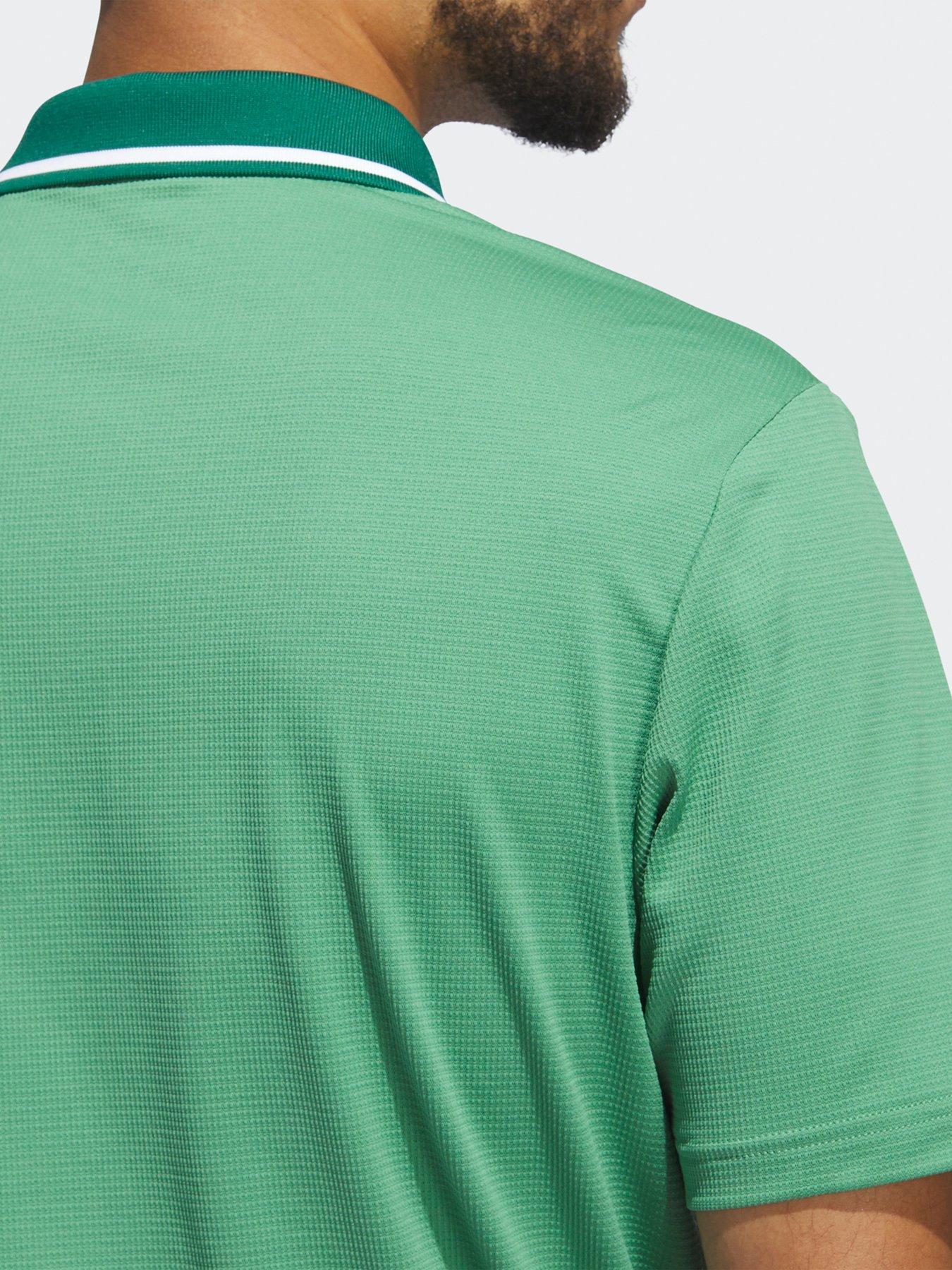  image of adidas-mens-golf-ultimate365-tour-sport-collar-polo-shirt-green