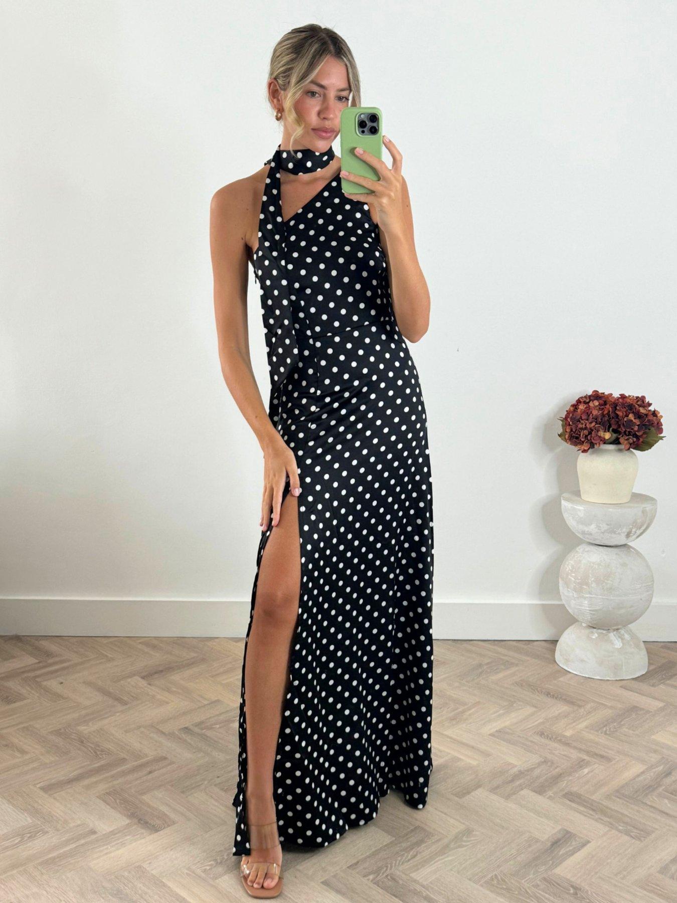Style Cheat One-shoulder Satin Maxi Dress - Mono