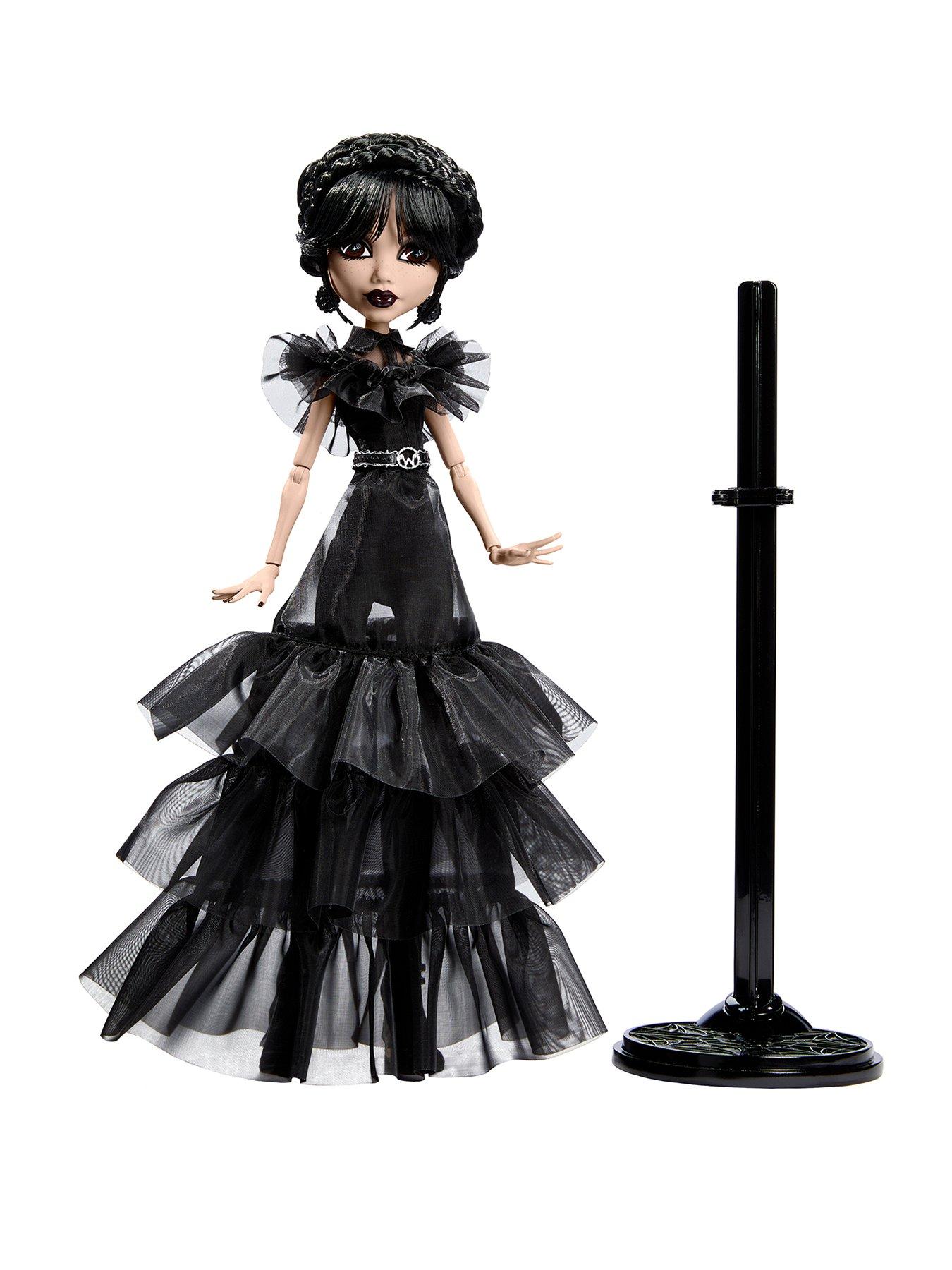Monster High Wednesday Collectible Doll, Rave'N Wednesday Fashion