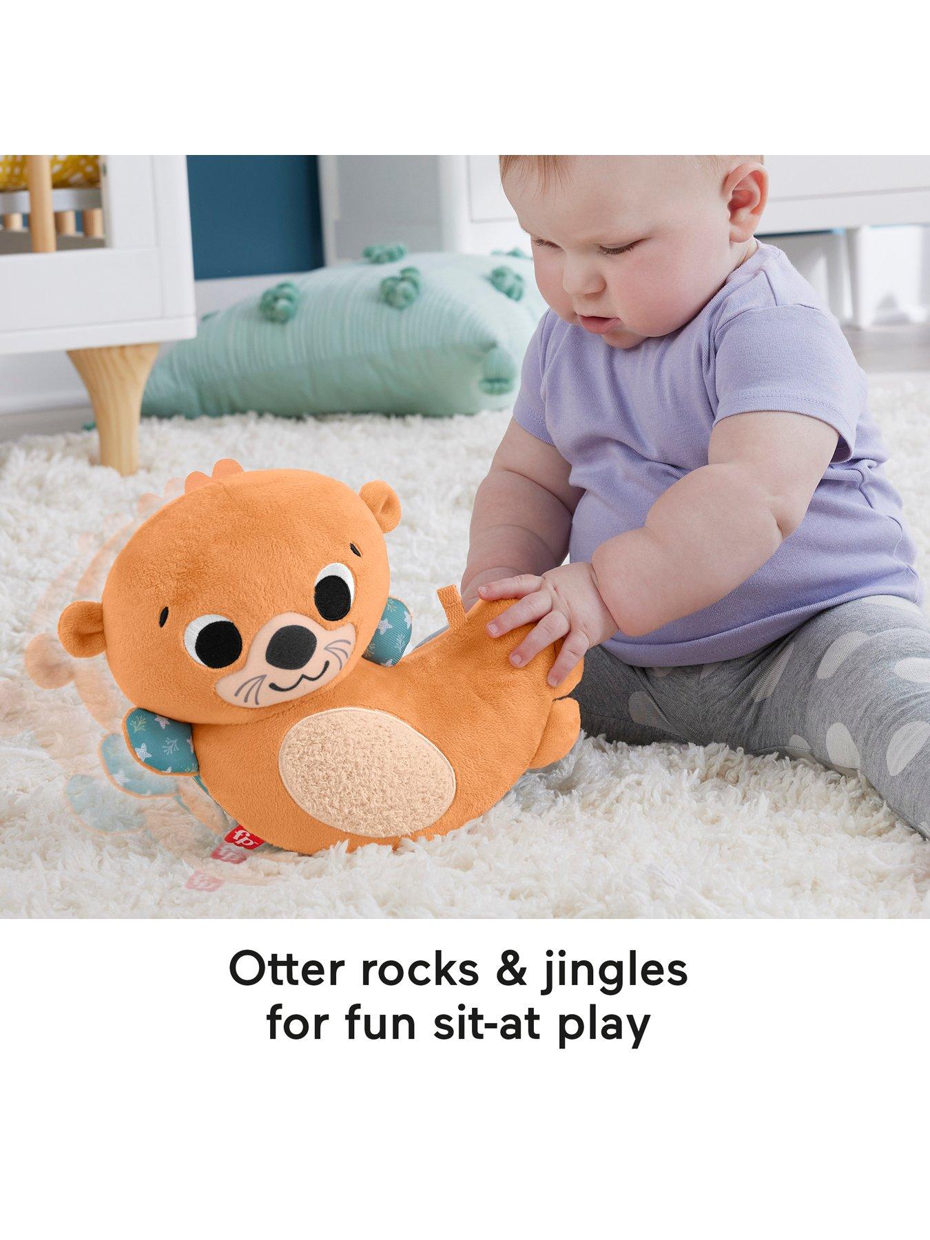  image of fisher-price-2-in-1-rockin-tummy-time-otter