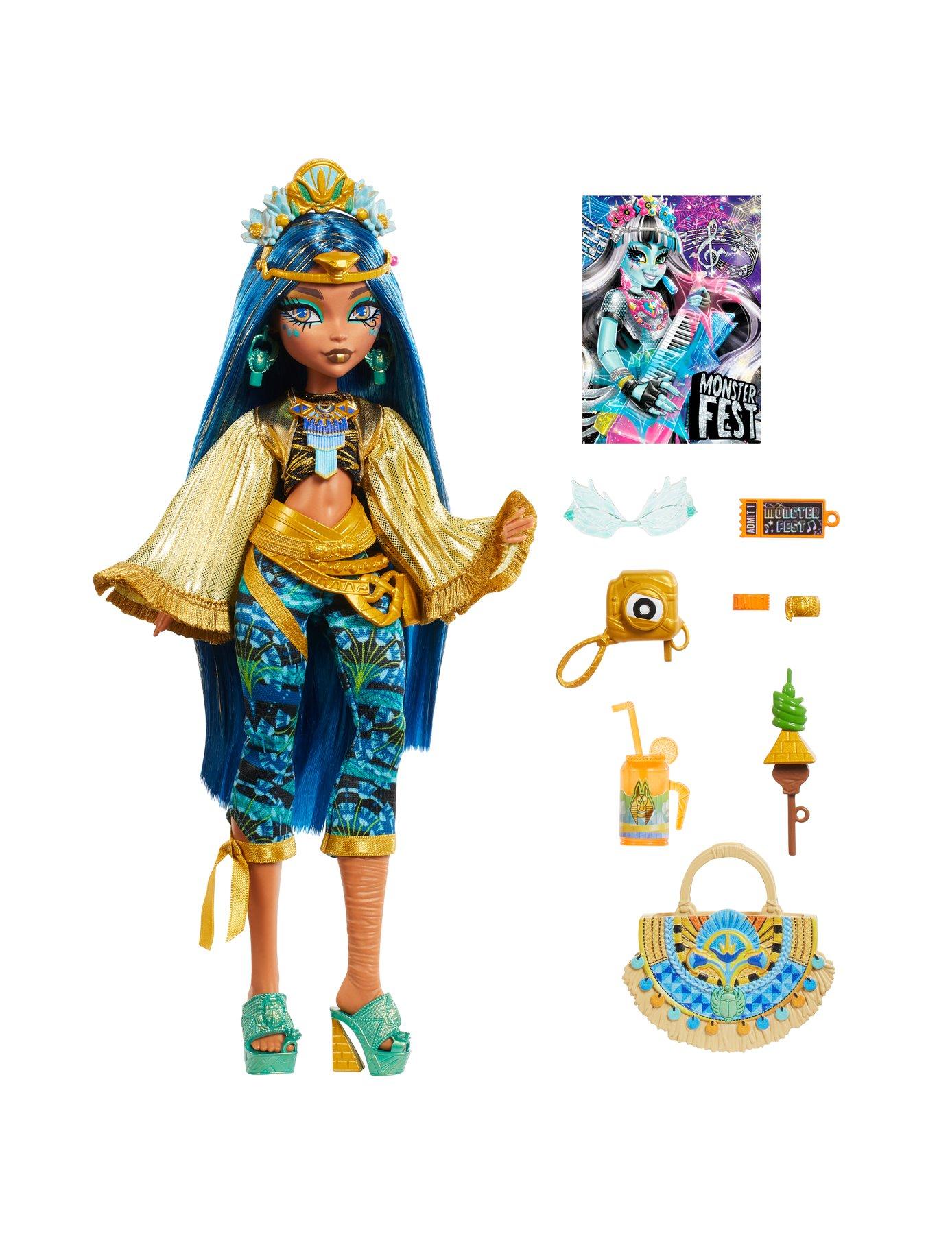  image of monster-high-monster-fest-cleo-de-nile-fashion-doll-and-accessories