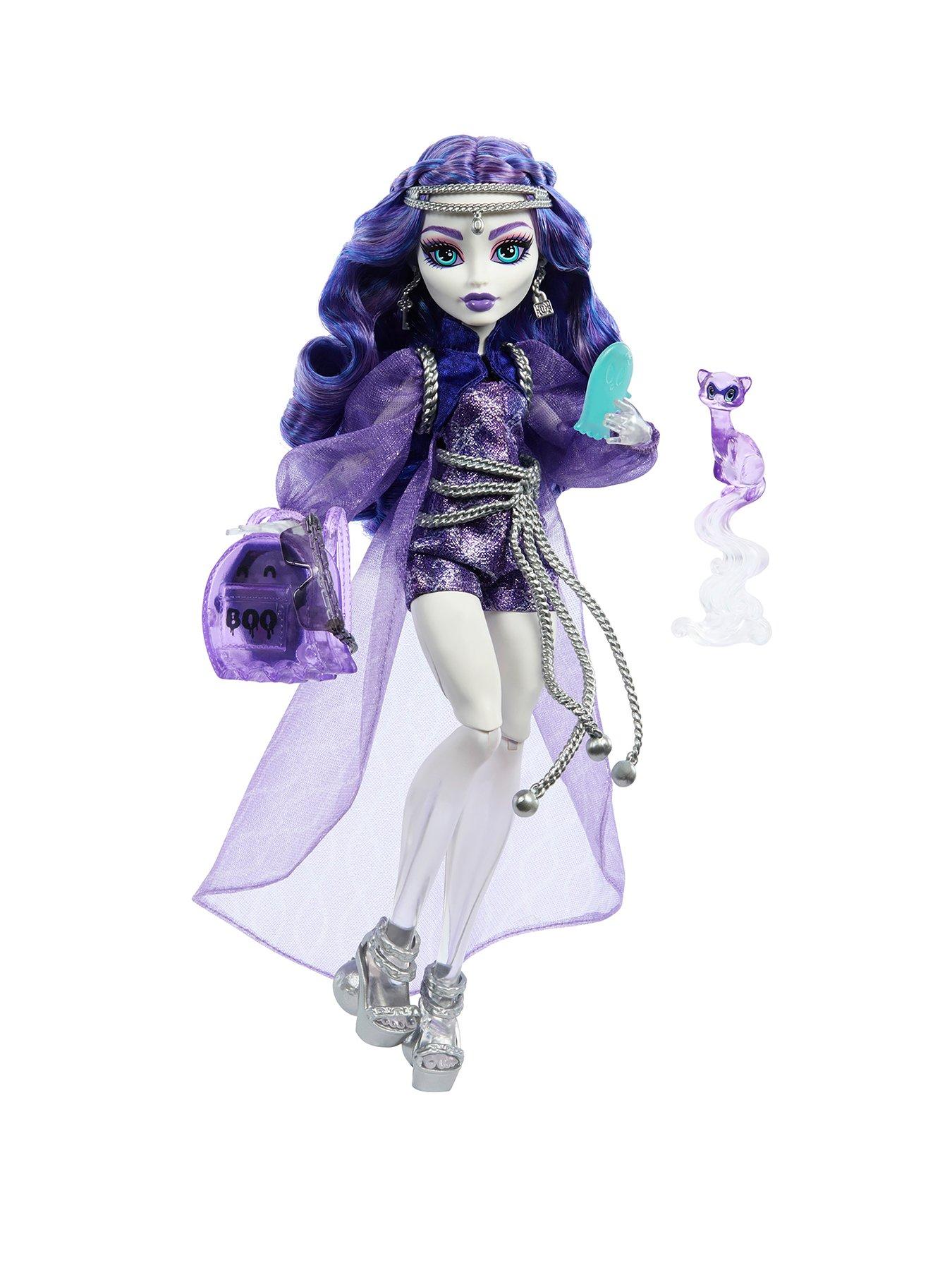 Monster High Spectra Vondergeist Fashion Doll with Pet Ferret Rhuen and ...