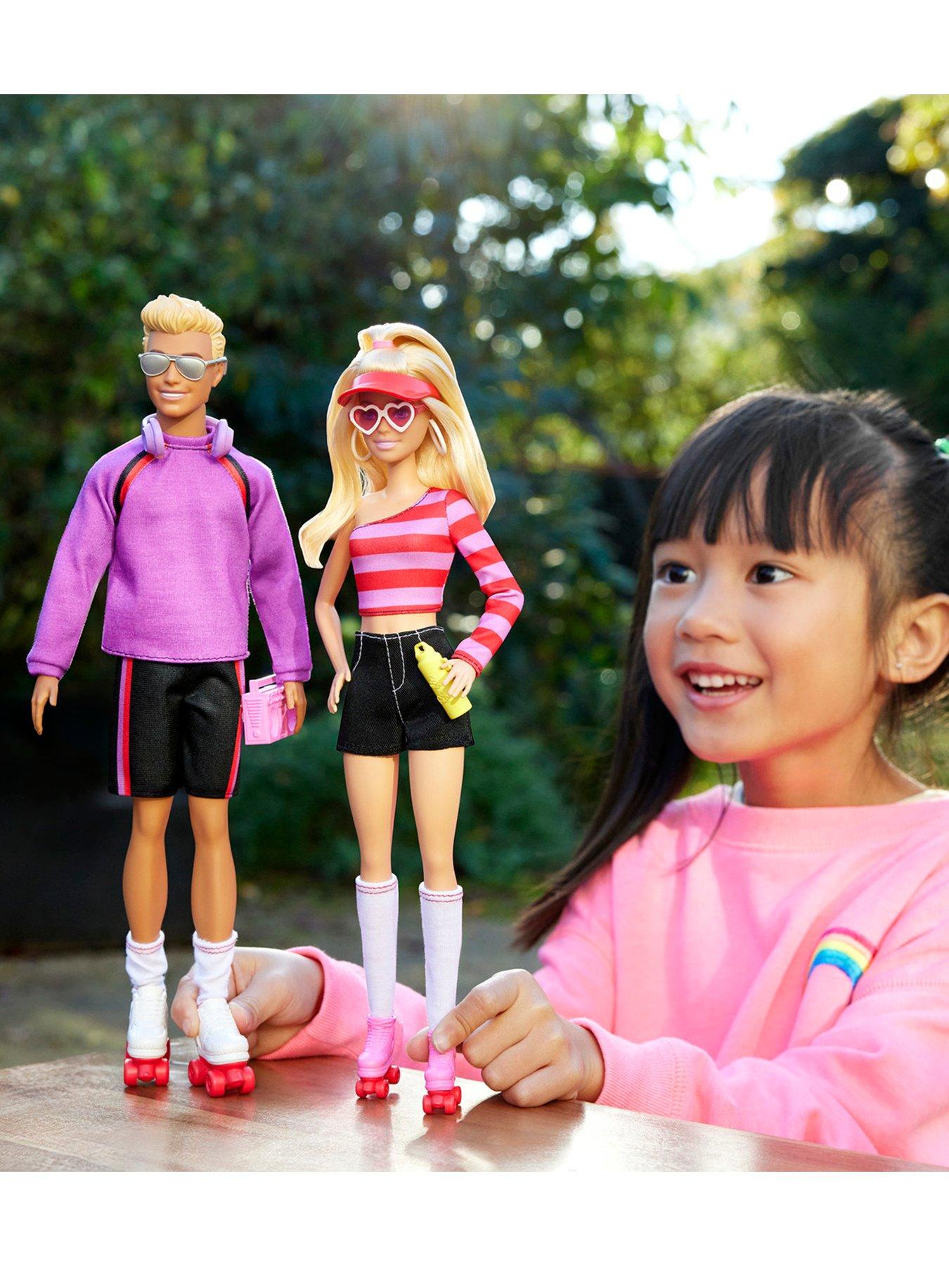  image of barbie-amp-ken-rollernbsp-nbspskating-65th-anniversary-collectiblenbspfashion-dolls