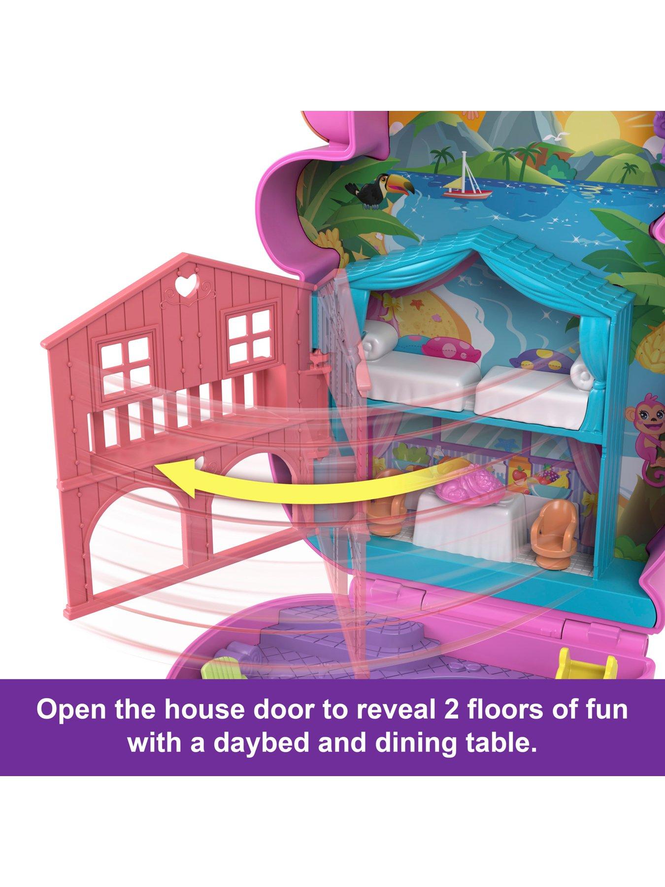  image of polly-pocket-momma-monkey-amp-babynbspdolls-amp-playset-with-pets-amp-13-accessories