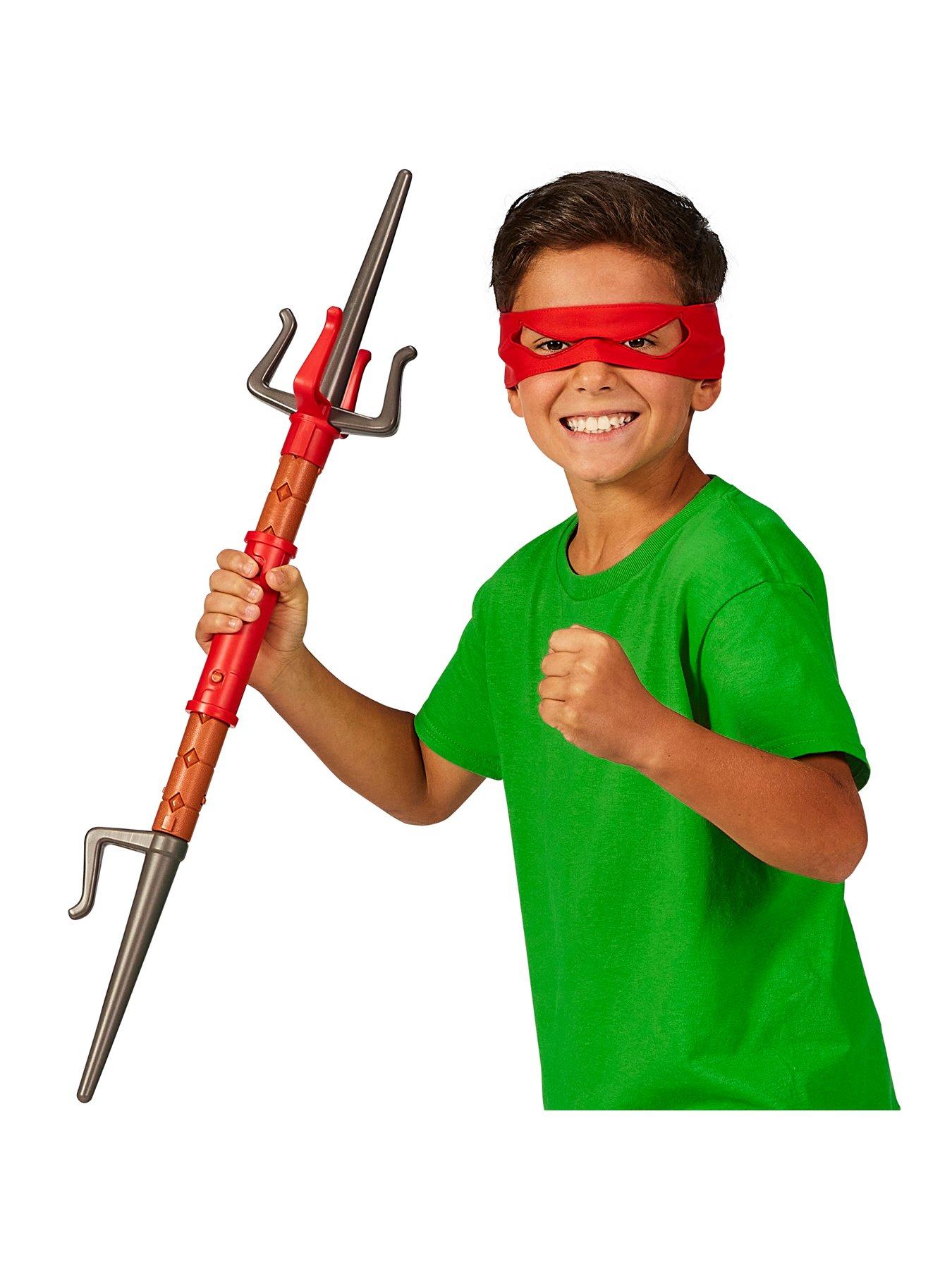  image of teenage-mutant-ninja-turtles-tales-of-teenage-mutant-ninja-turtles-build-n-battle-raphael-sais-ninja-reveal-playset