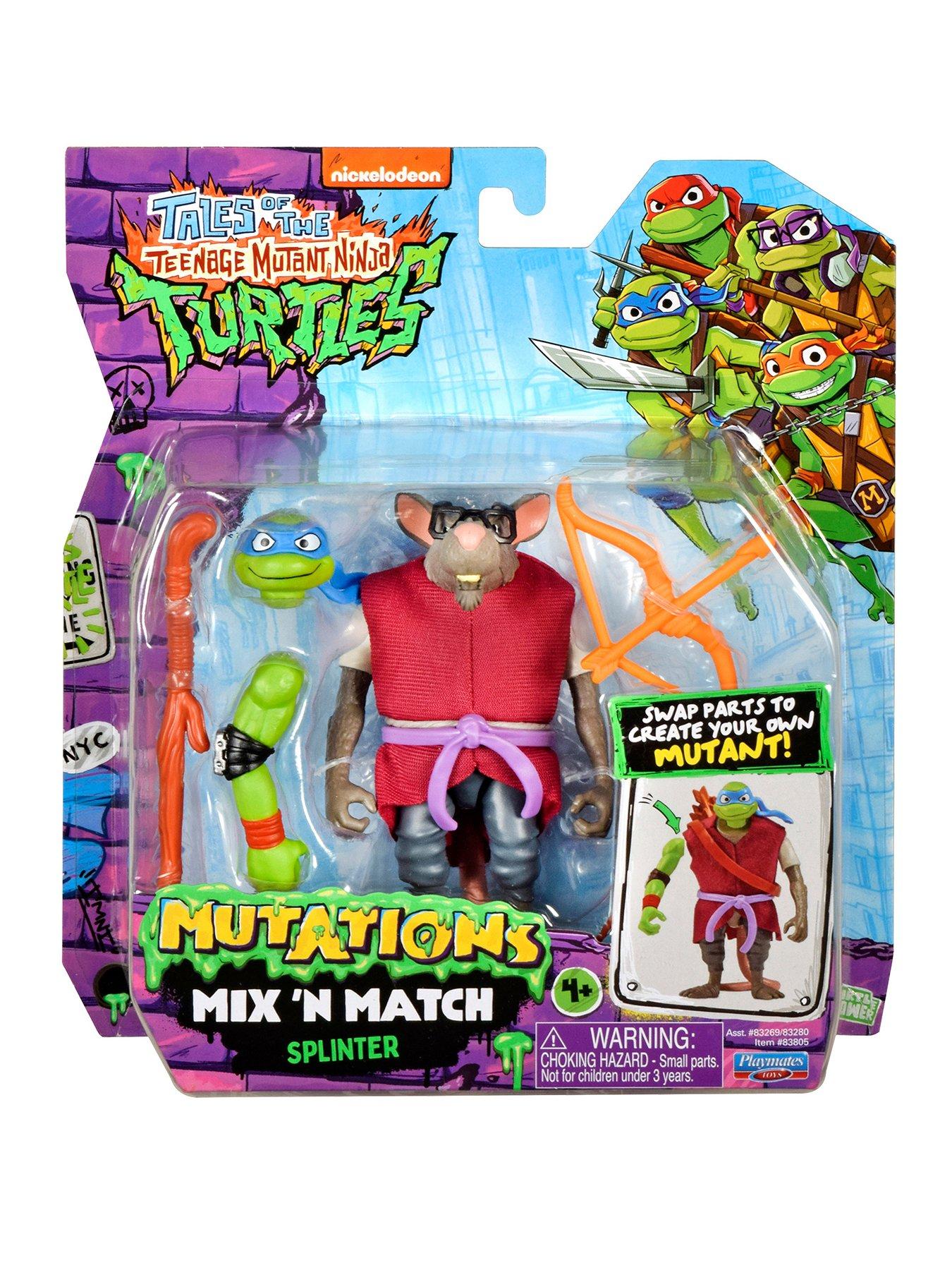 Image 1 of 8 of Teenage Mutant Ninja Turtles Tales of Teenage Mutant Ninja Turtles - Splinter -&nbsp;Mutations Mix and Match 4.5-Inch Figure