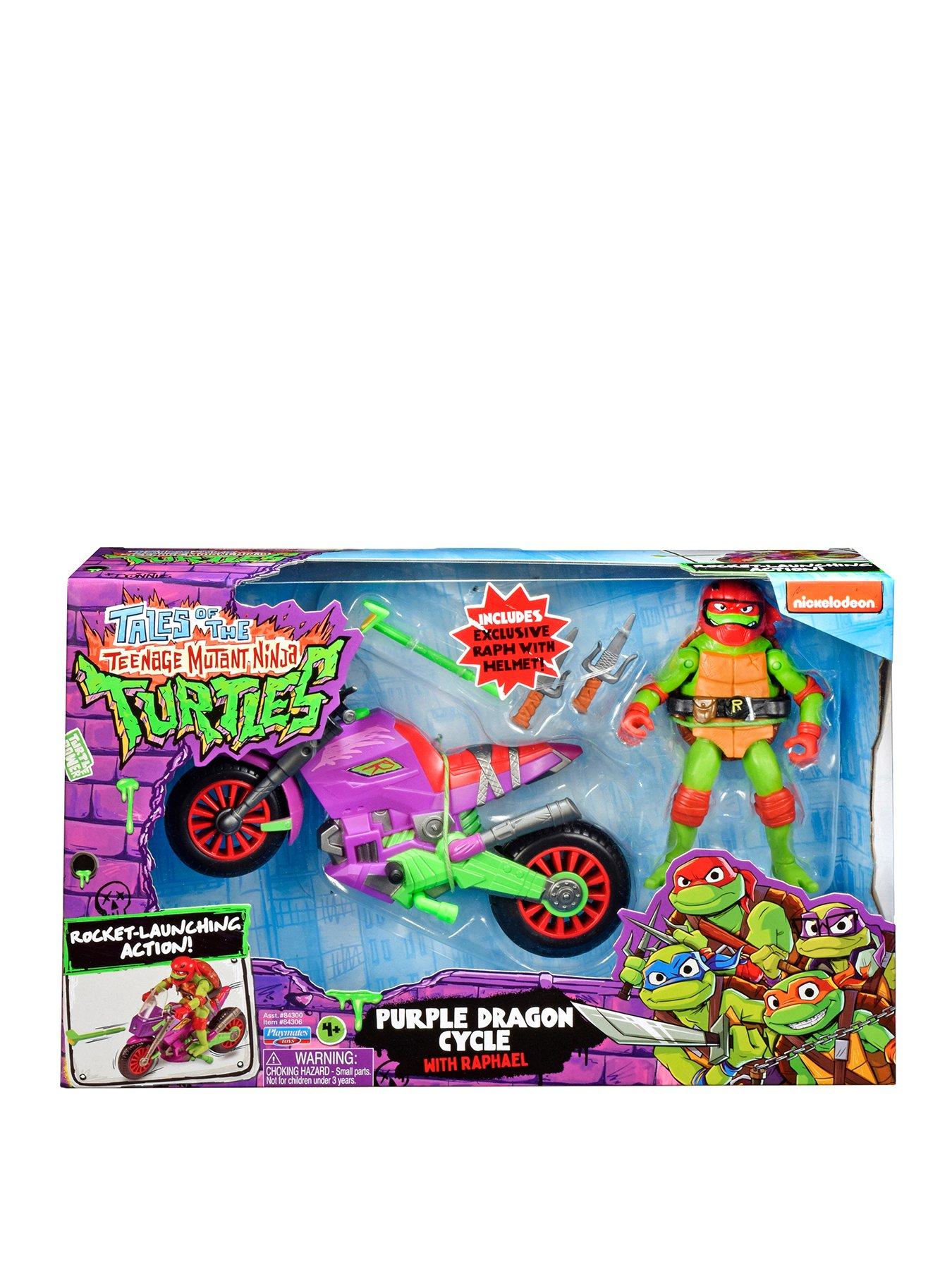 undefined TMNT: Purple Dragon Cycle with Exclusive Raphael Figure