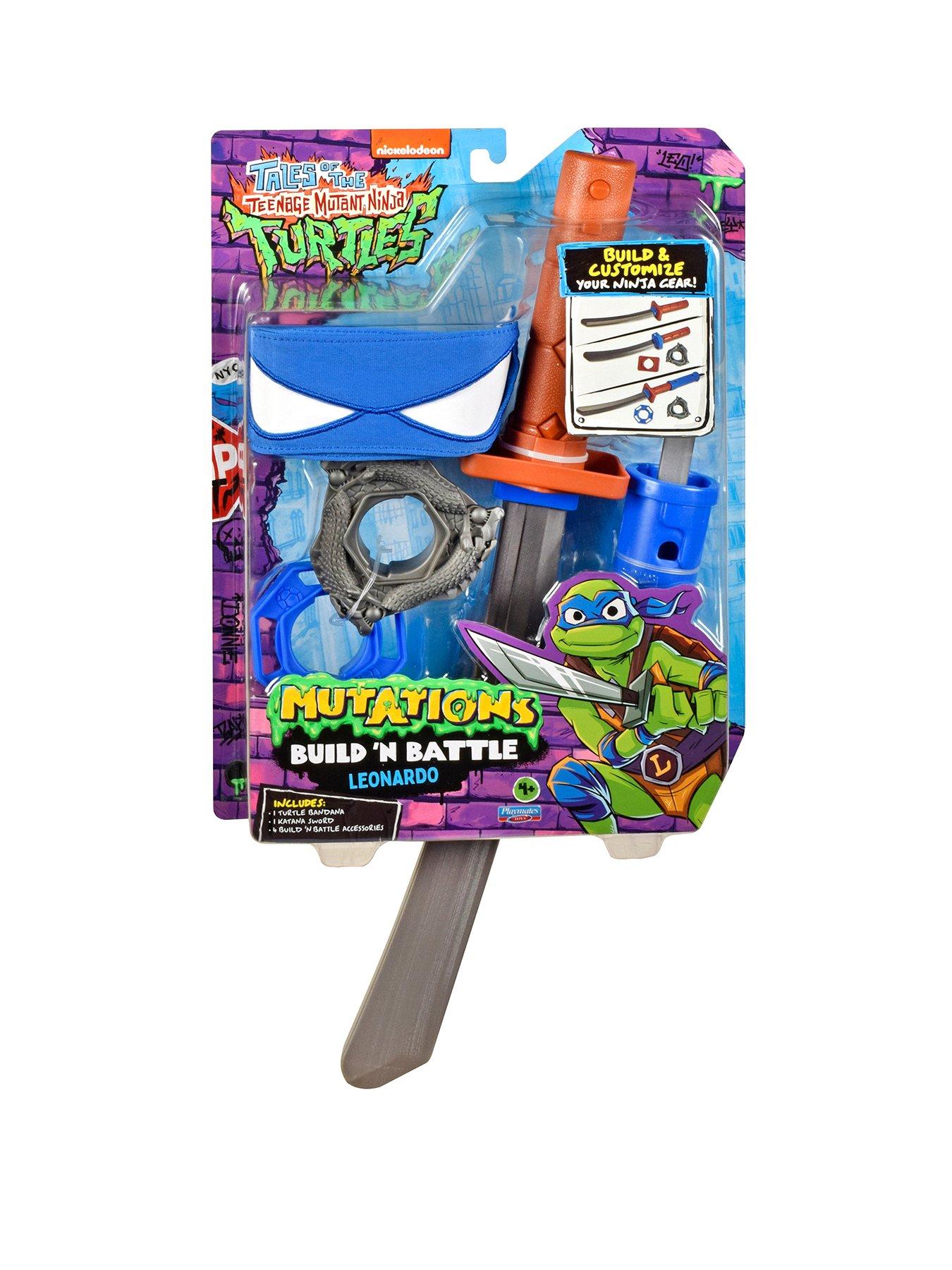 Teenage Mutant Ninja Turtles Tales of Teenage Mutant Ninja Turtles Build N Battle Leonardo Katana Sword - Ninja Reveal Playset
